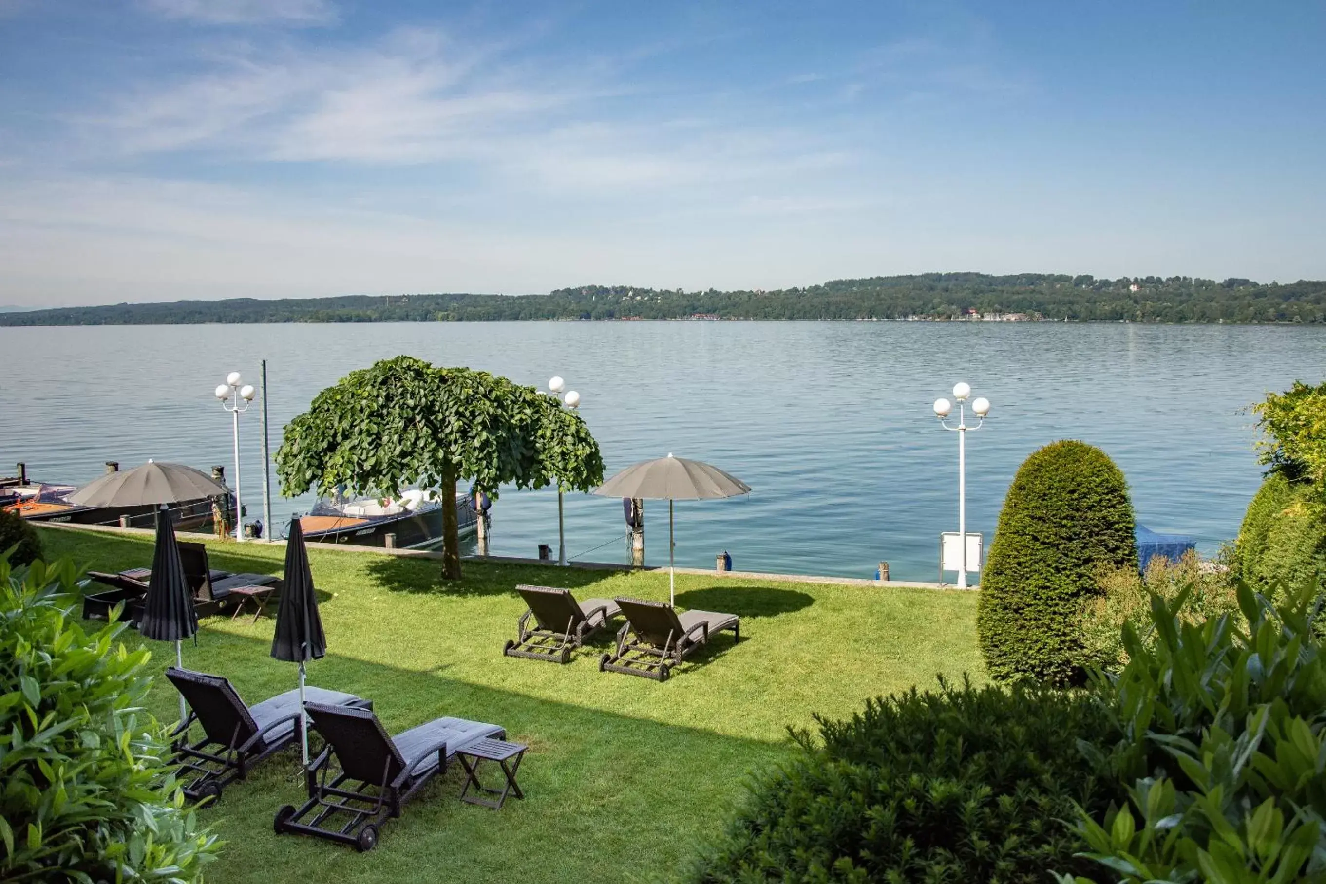 Lake view, River View in Seehotel Leoni