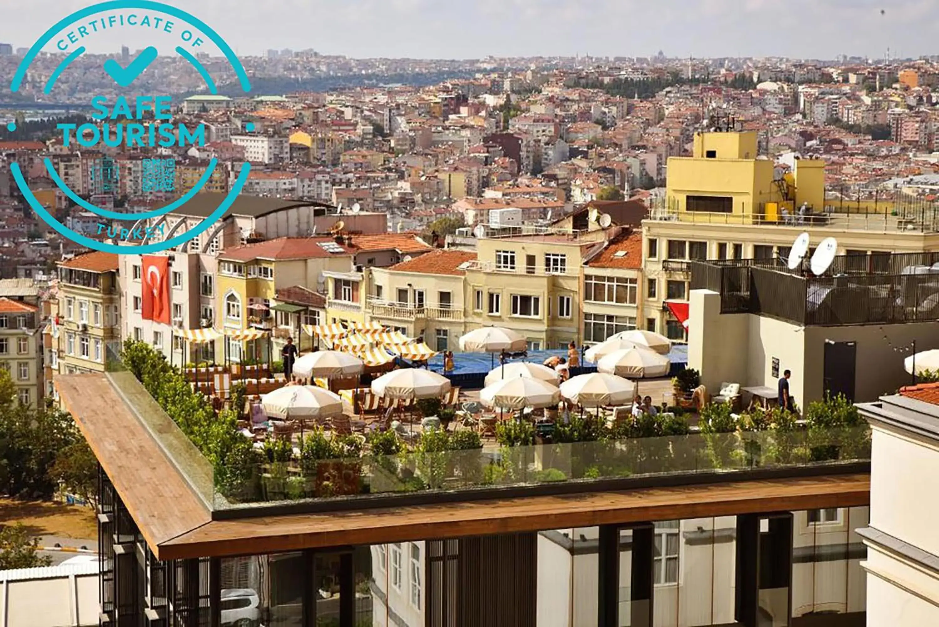 City view in Elan Hotel Istanbul Pera