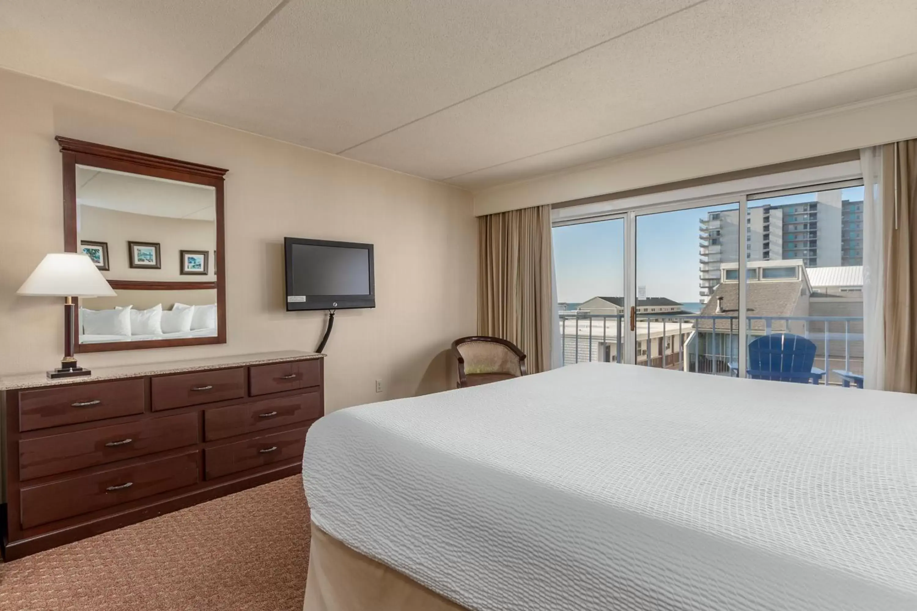 Bedroom in Princess Royale Oceanfront Resort