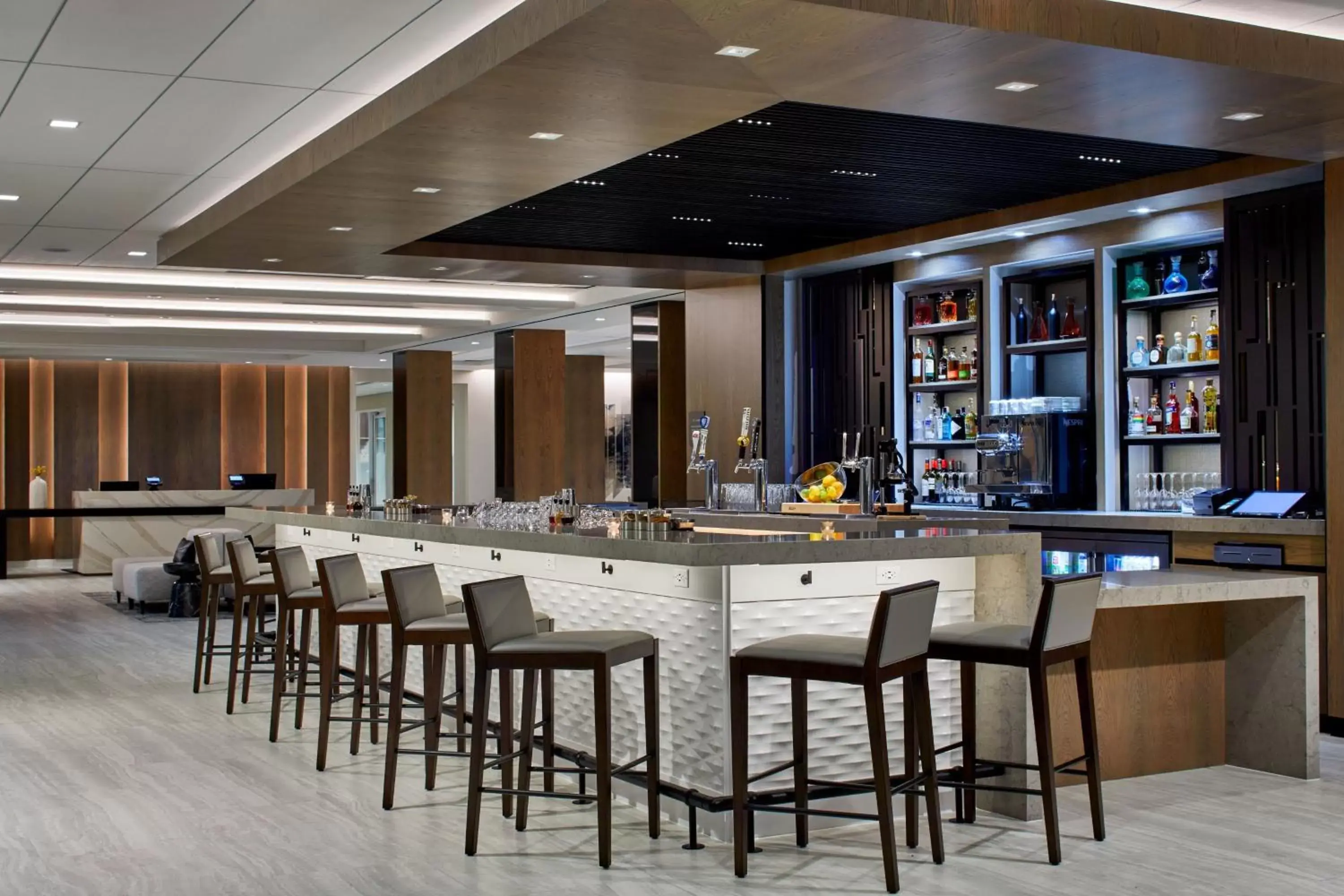 Lounge or bar in AC Hotel by Marriott Orlando Lake Buena Vista