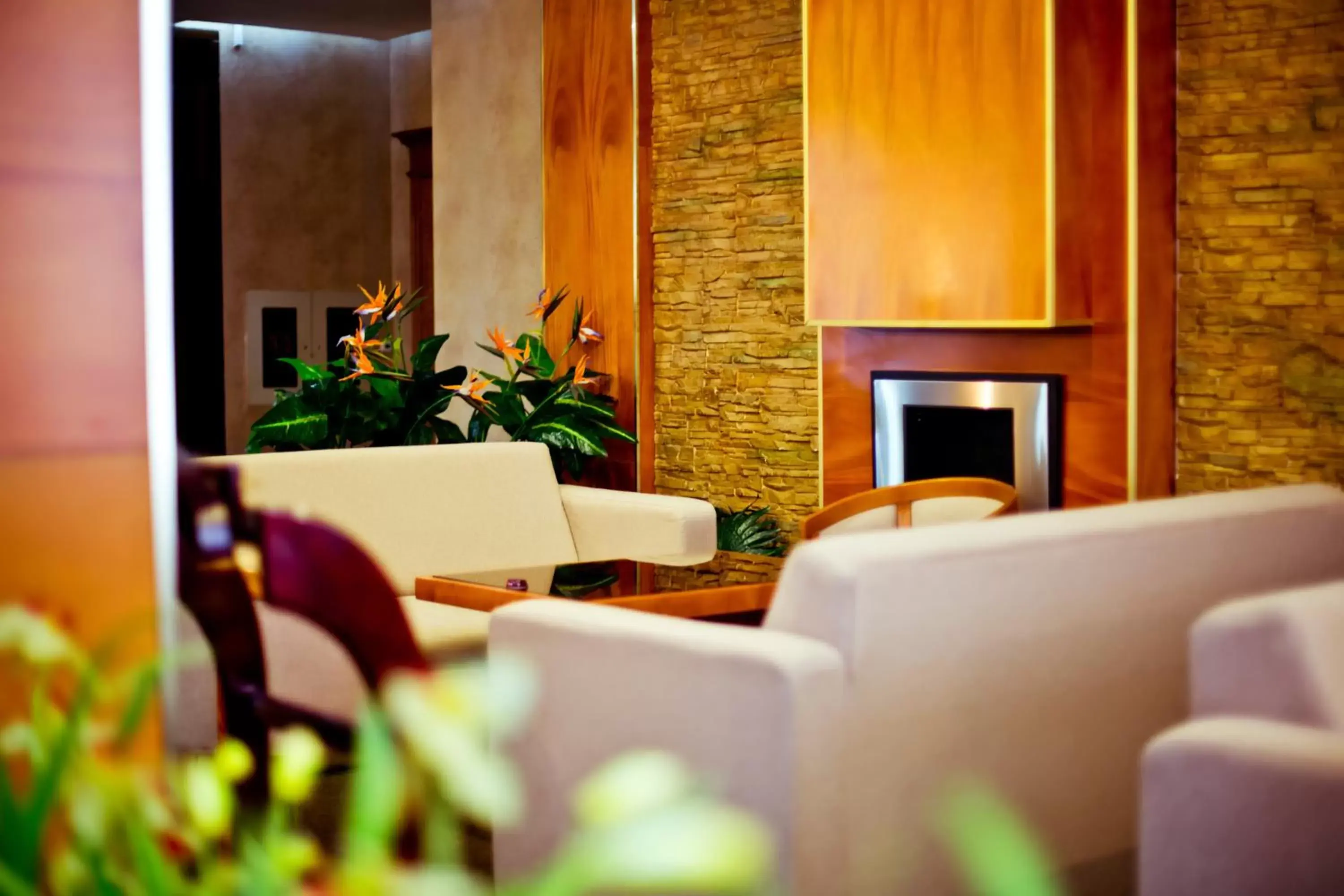 Communal lounge/ TV room in King Hotel Astana