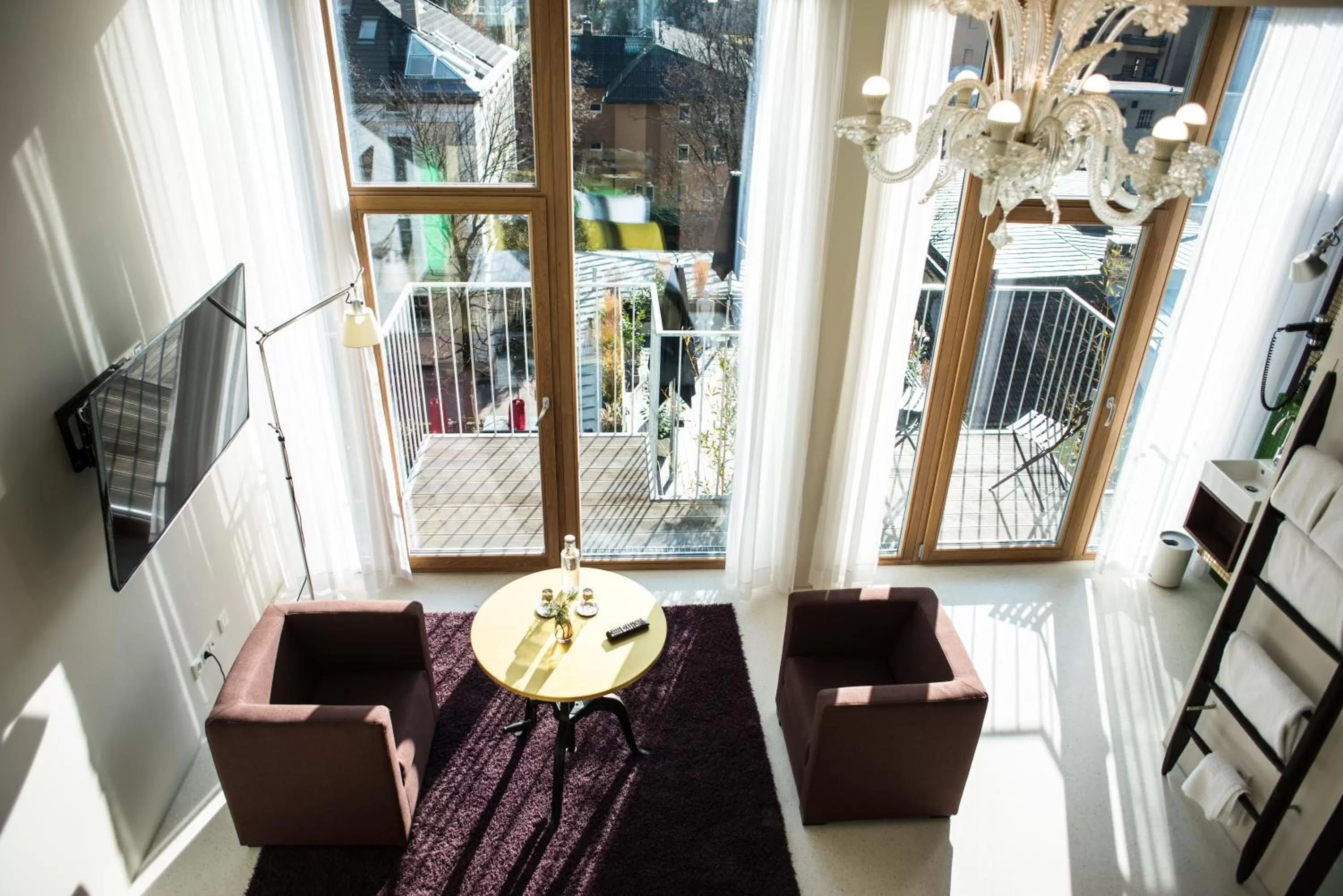 Seating area in Nala Individuellhotel