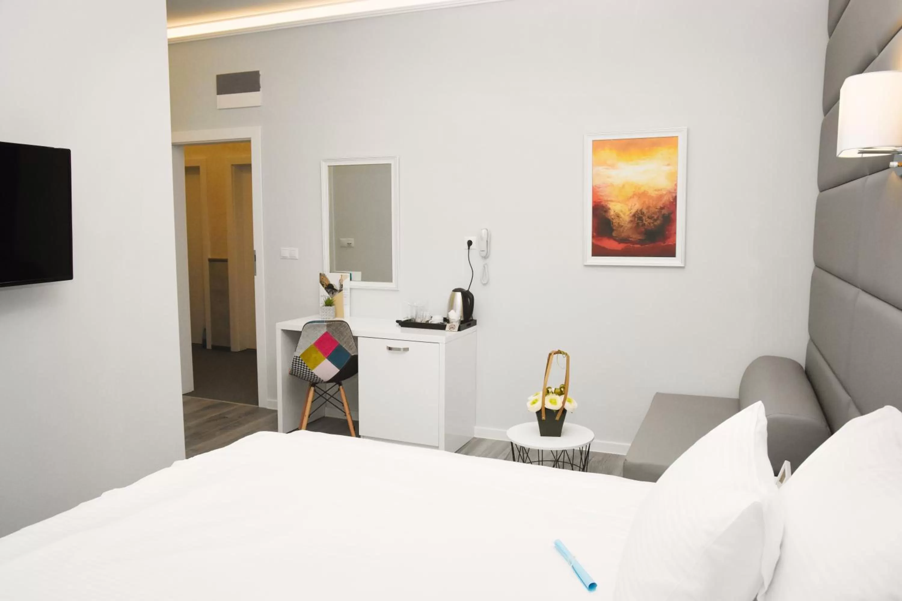 Decorative detail, Bed in Plovdiv City Center Hotel