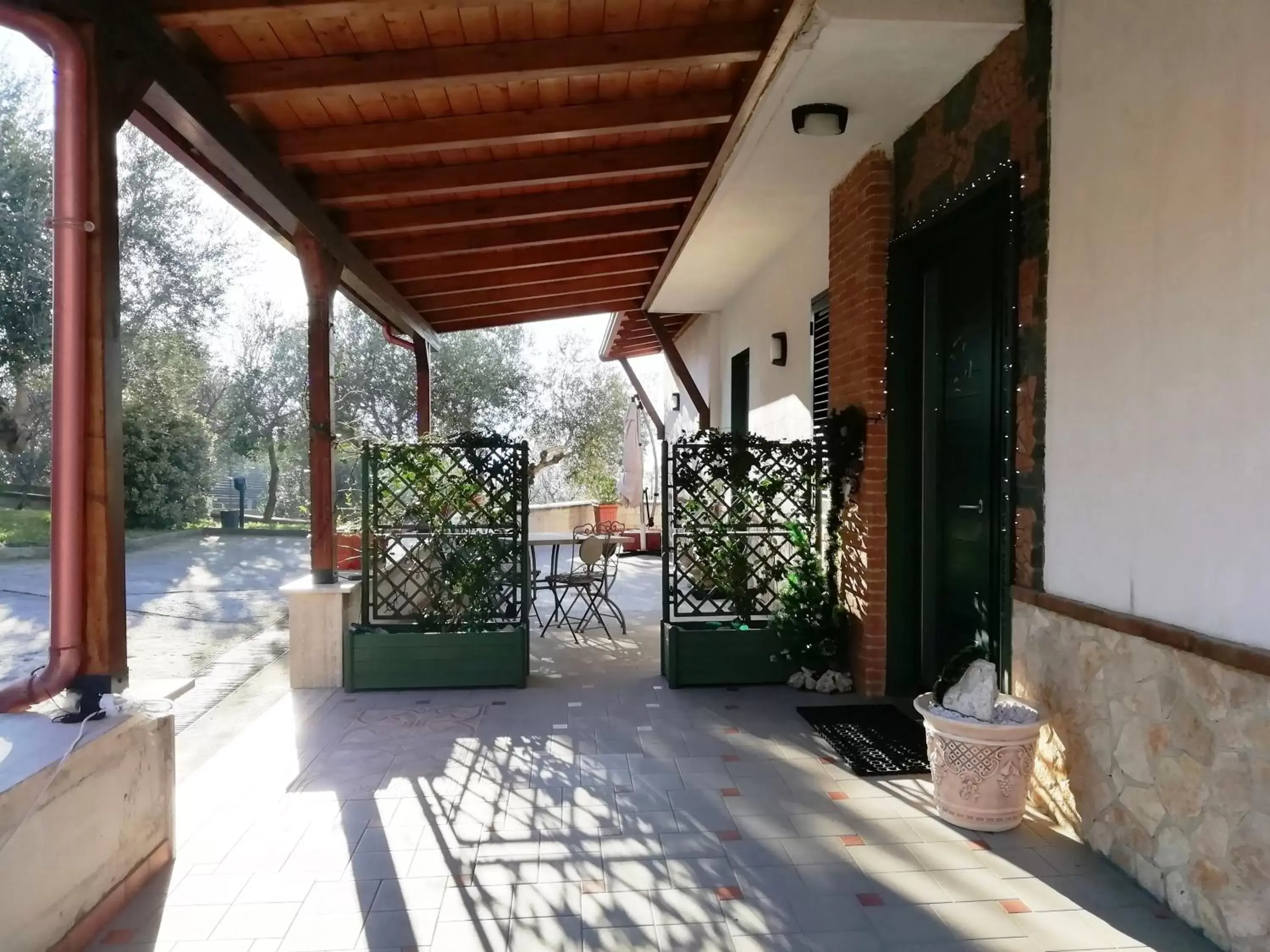 Patio in B&B Maison Villa Vittorio