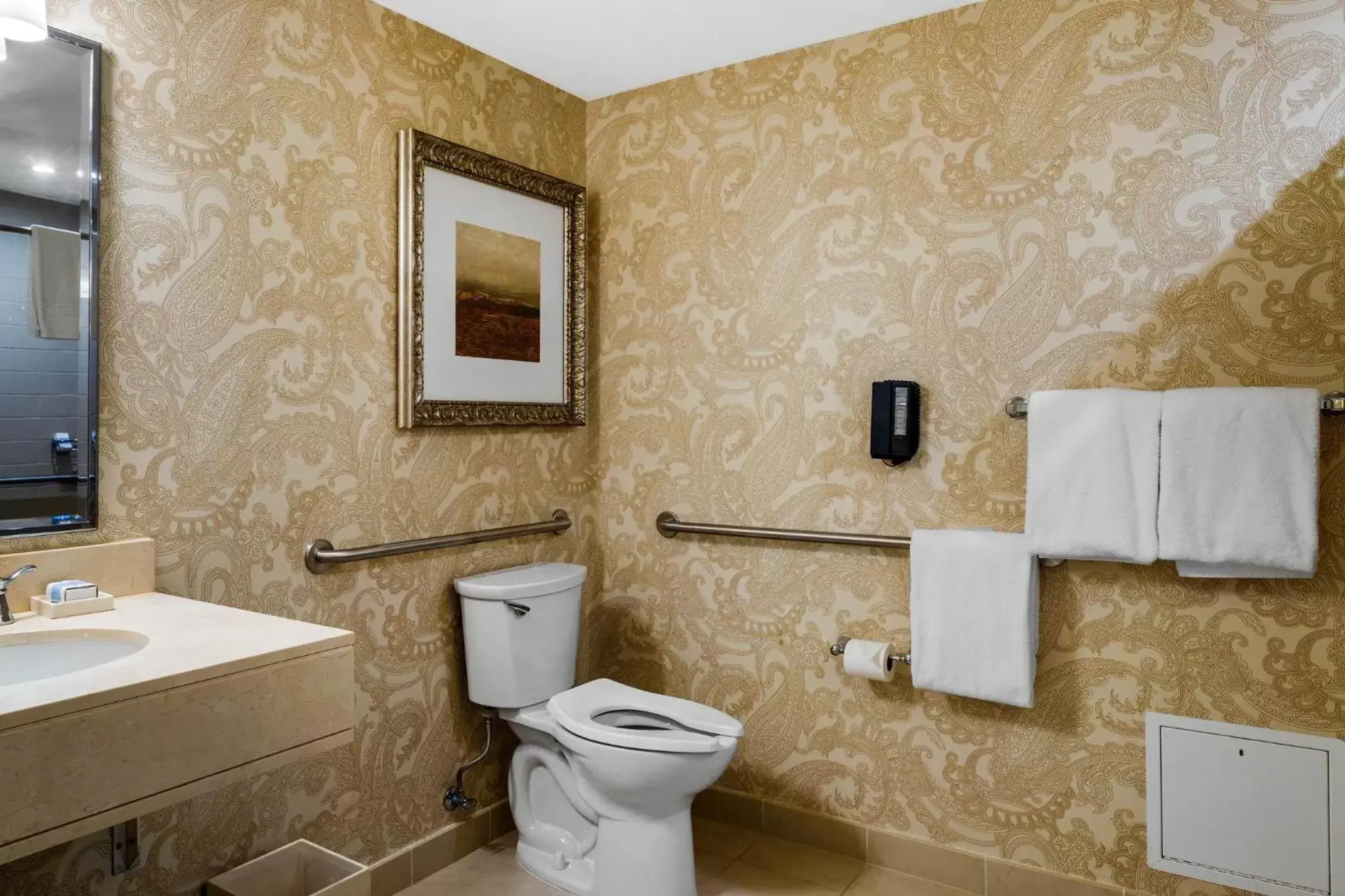 Bathroom in Omni Houston Hotel