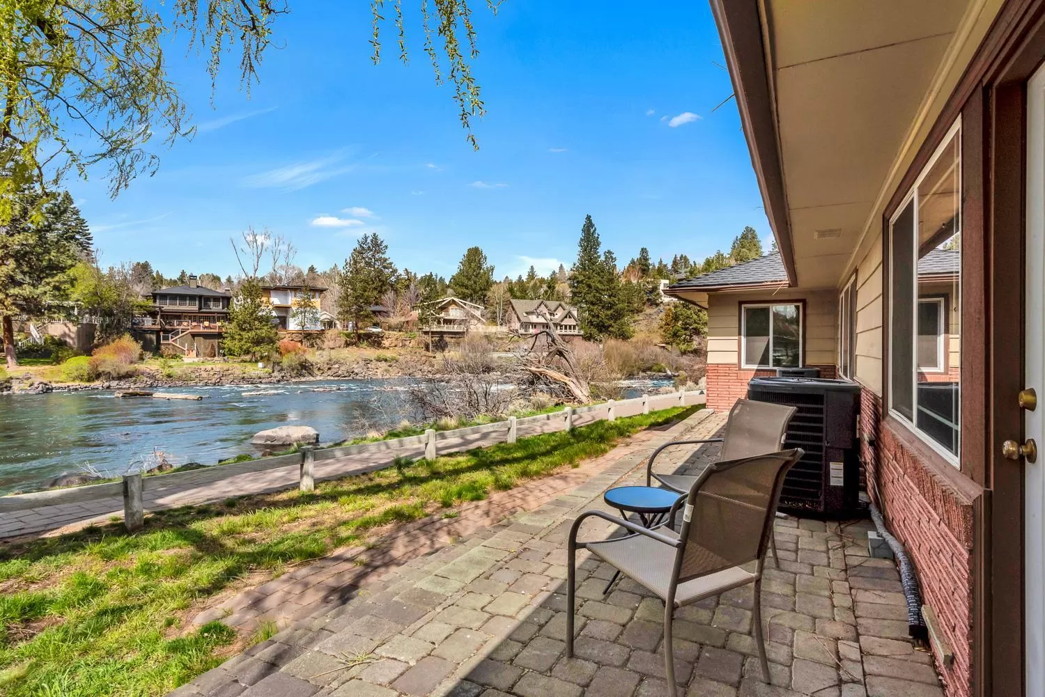 Patio in Bend Riverside Condos