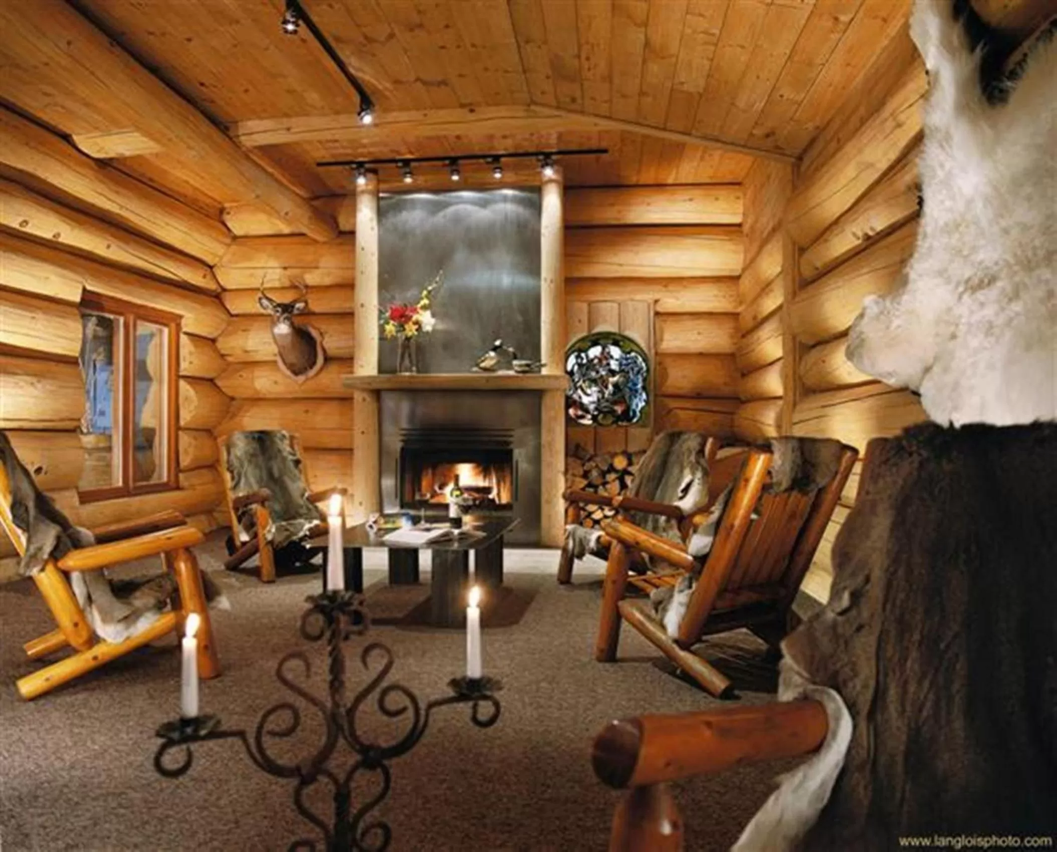 Living room in Sacacomie Hôtel et Spa