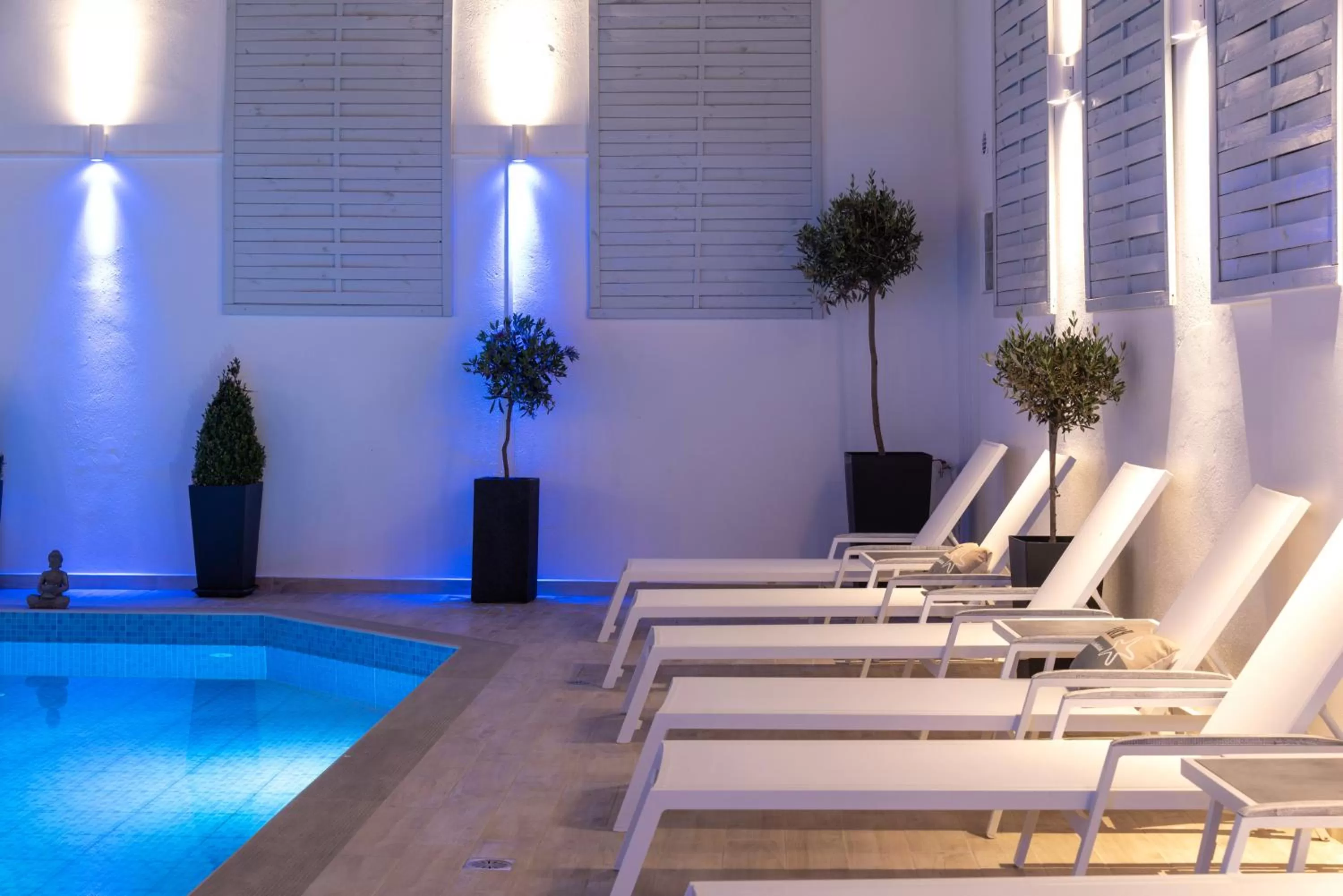 Swimming pool in Naiades Marina Hotel