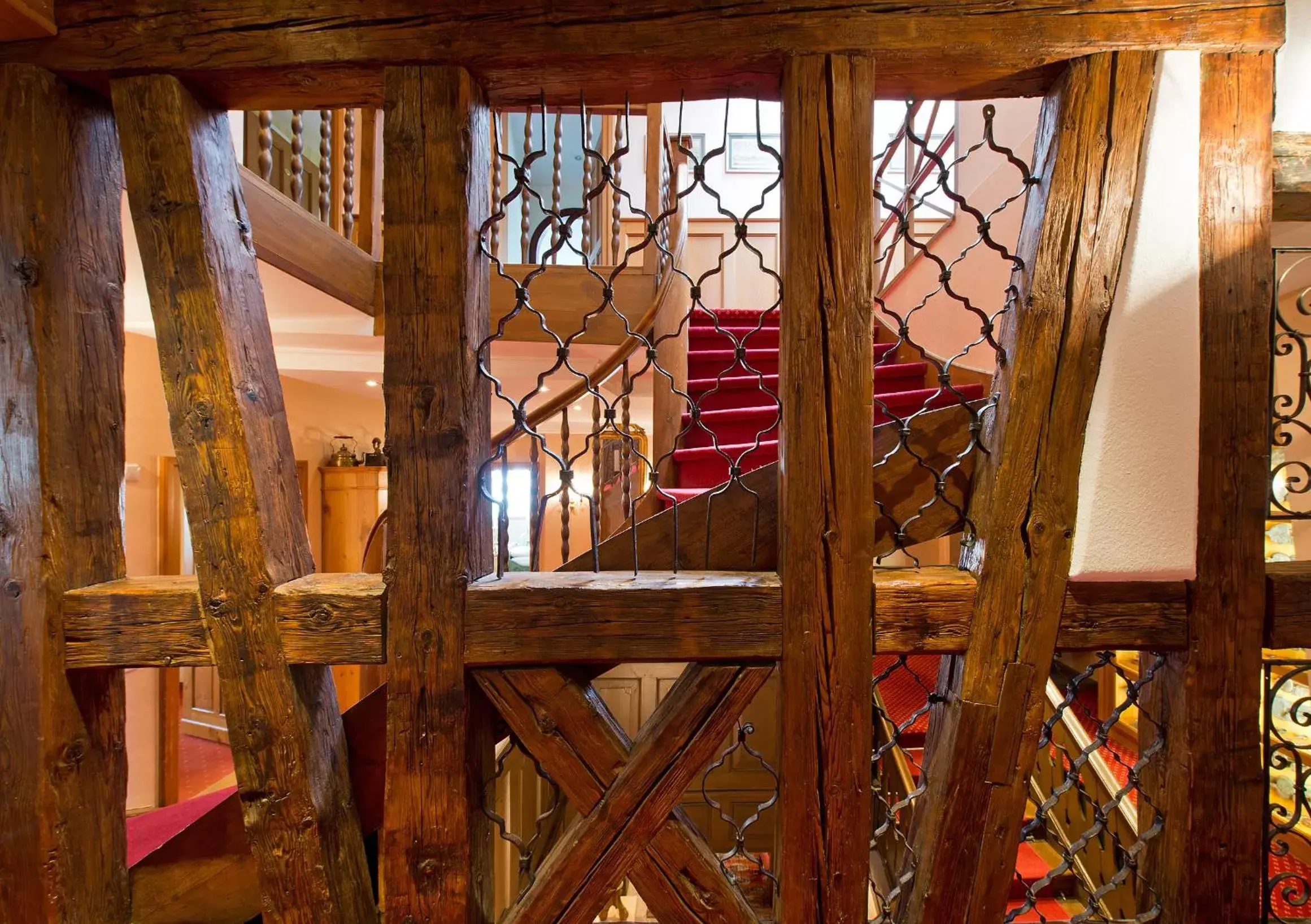 Decorative detail, Bunk Bed in Romantik Hotel Markusturm