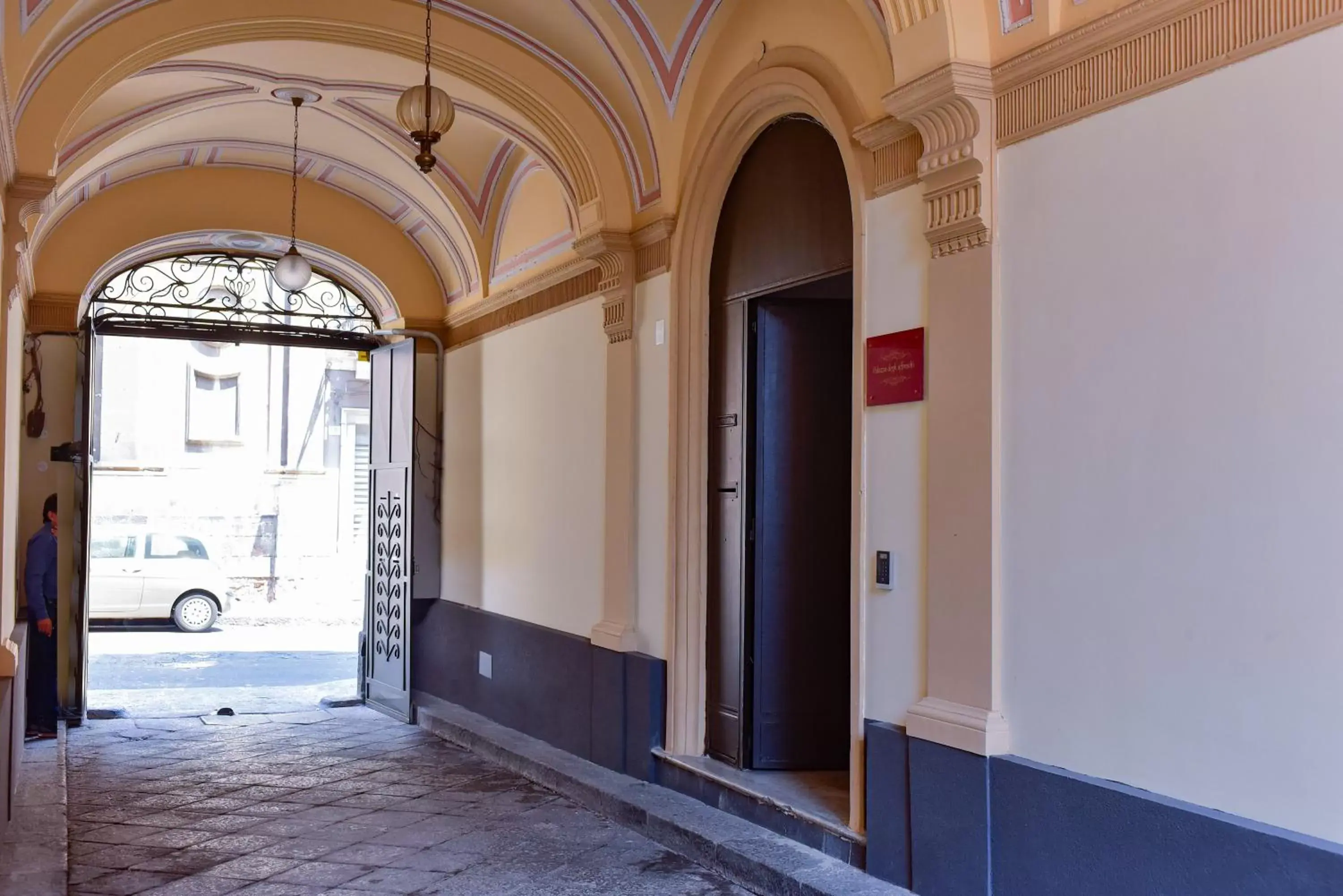 Facade/entrance in Palazzo degli Affreschi