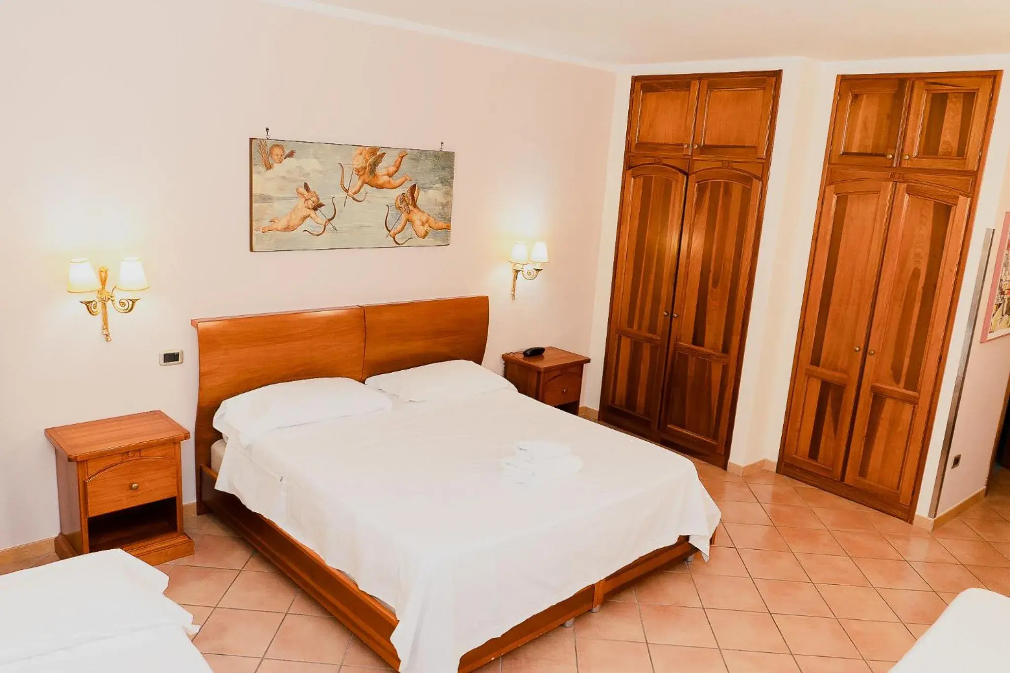 Bedroom, Bed in Hotel Ristorante Garibaldi