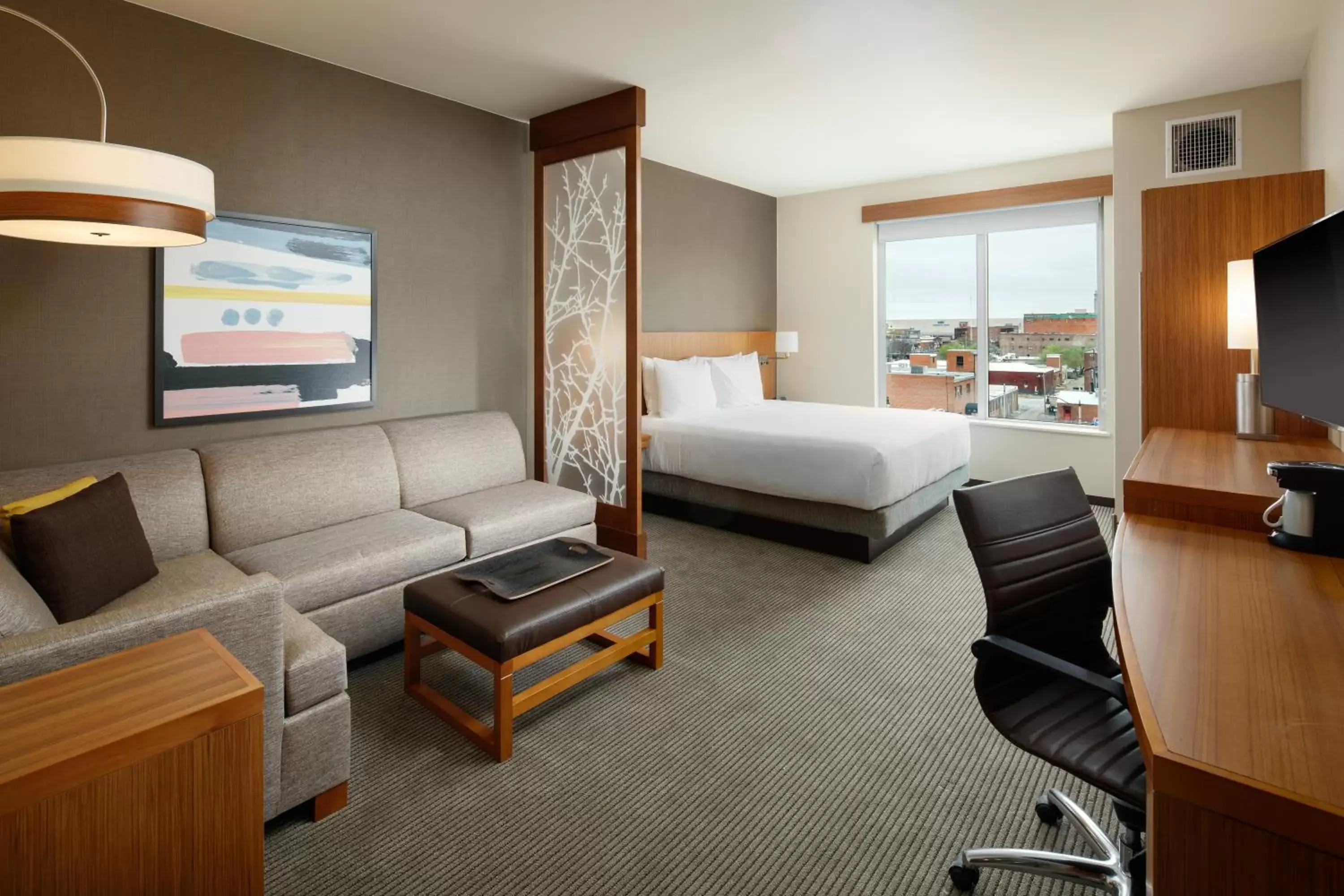 King Room with Roll-In Shower - Disability Access in Hyatt Place Oklahoma City Bricktown