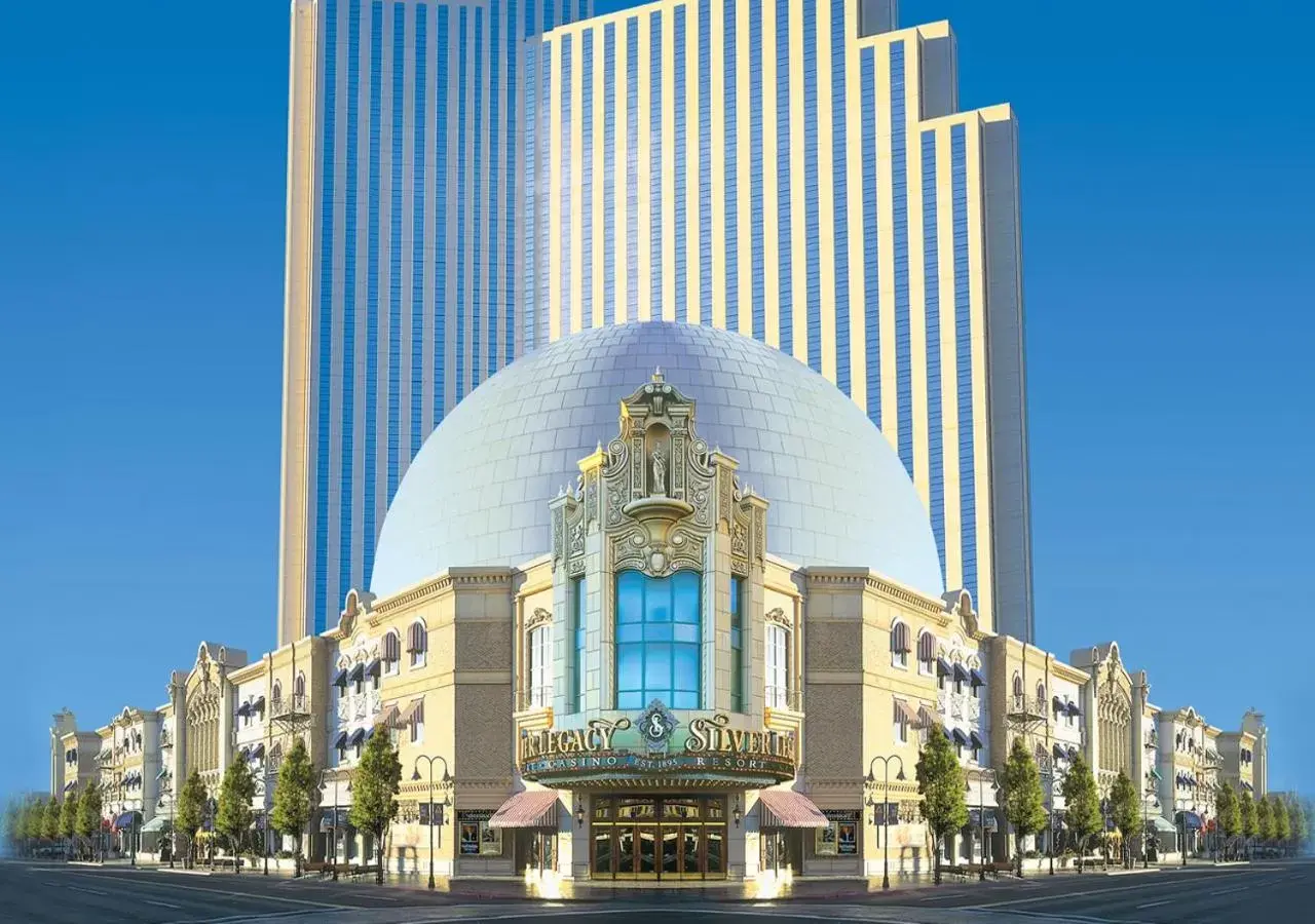 Property Building in Silver Legacy Reno Resort Casino at THE ROW