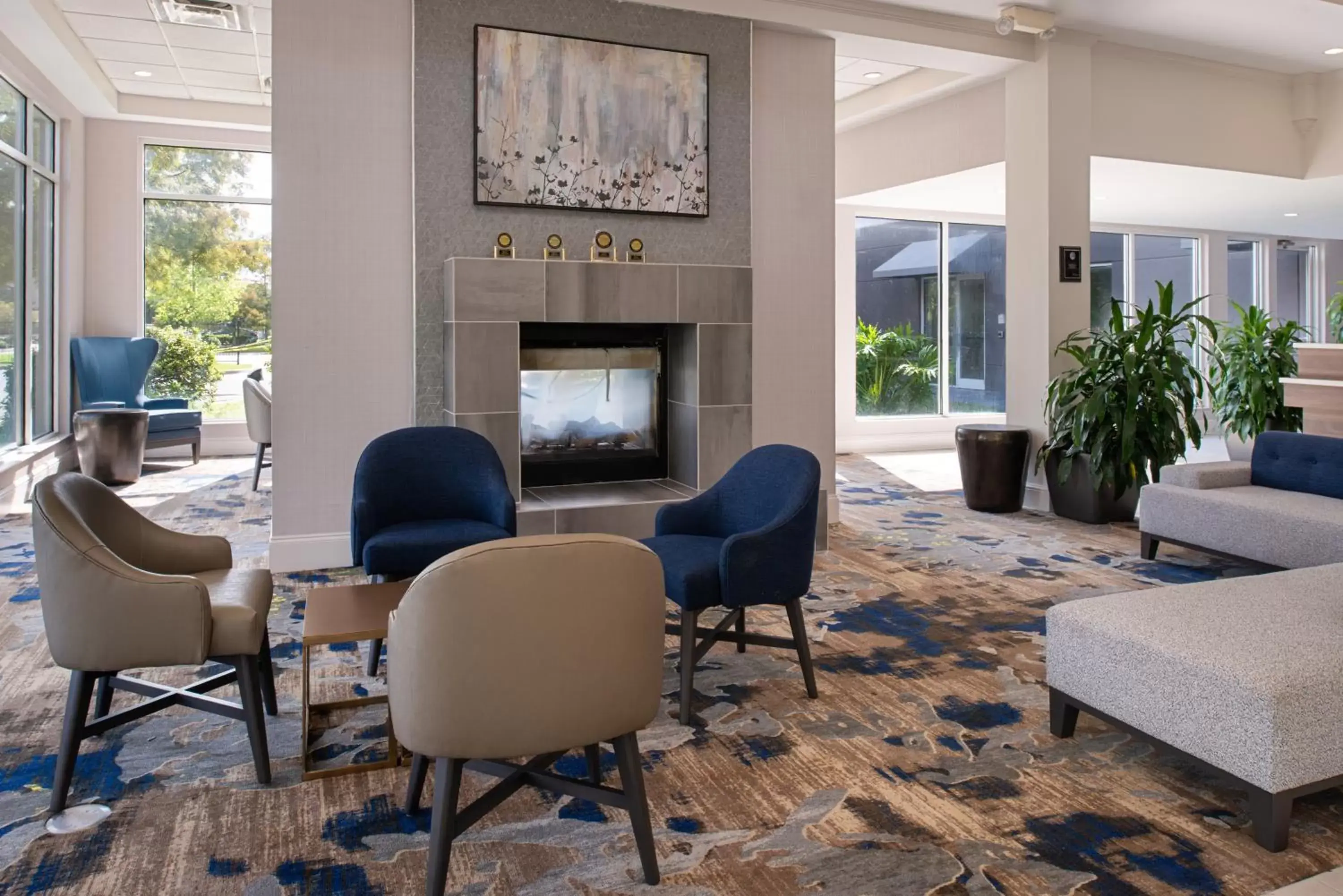 Lobby or reception, Lobby/Reception in Hilton Garden Inn Baton Rouge Airport