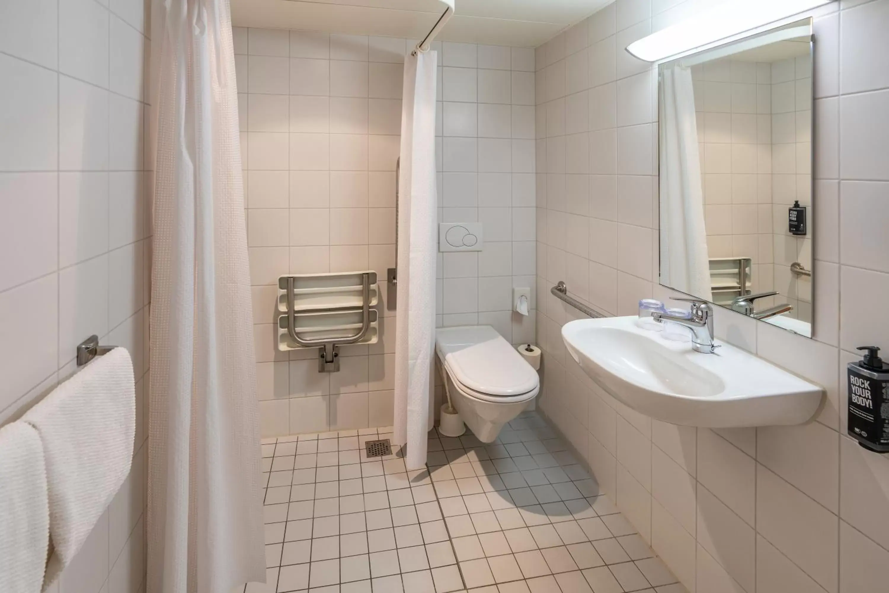 Facility for disabled guests, Bathroom in ibis budget Winterthur