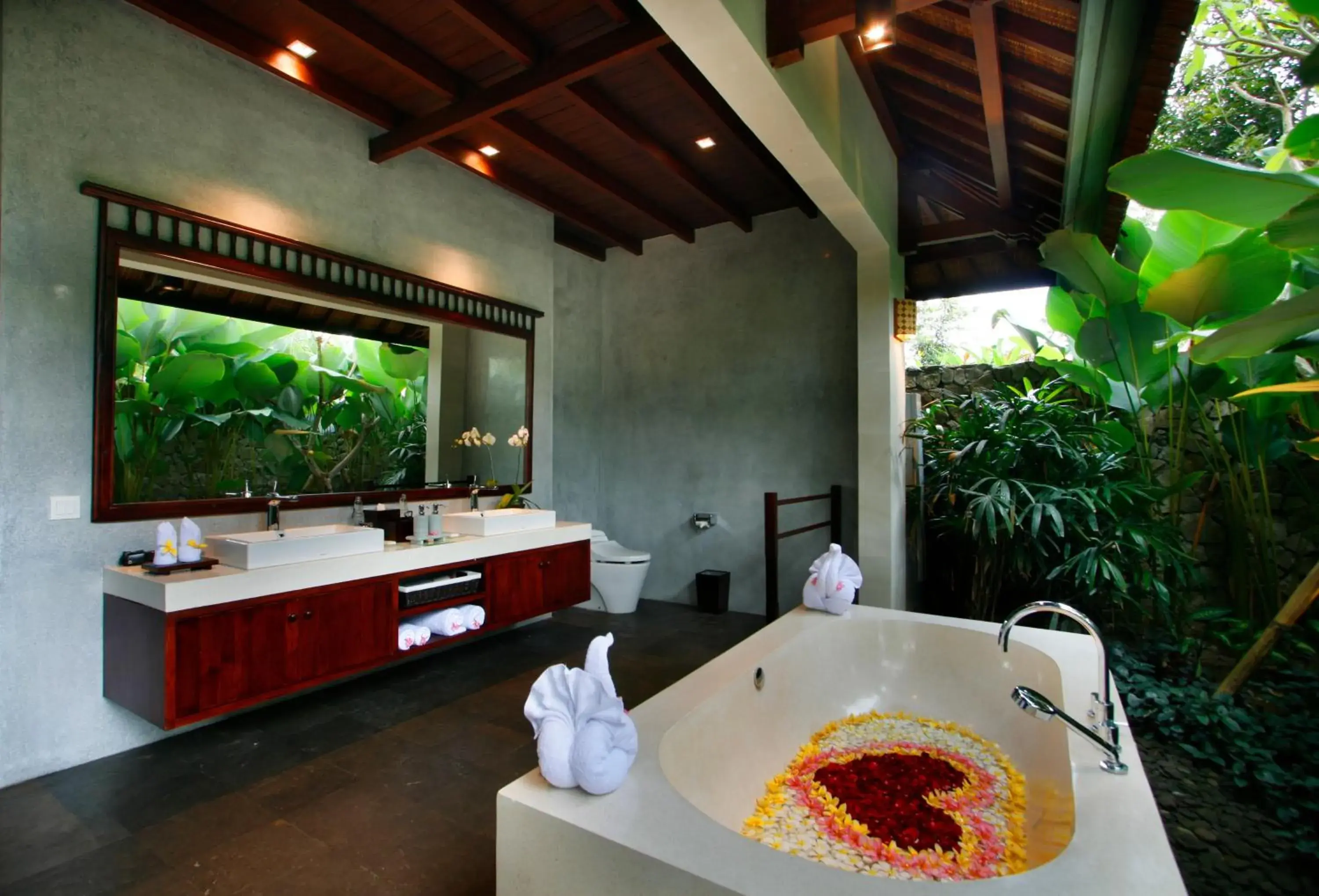 Bathroom in BeingSattvaa Luxury Ubud - CHSE Certified