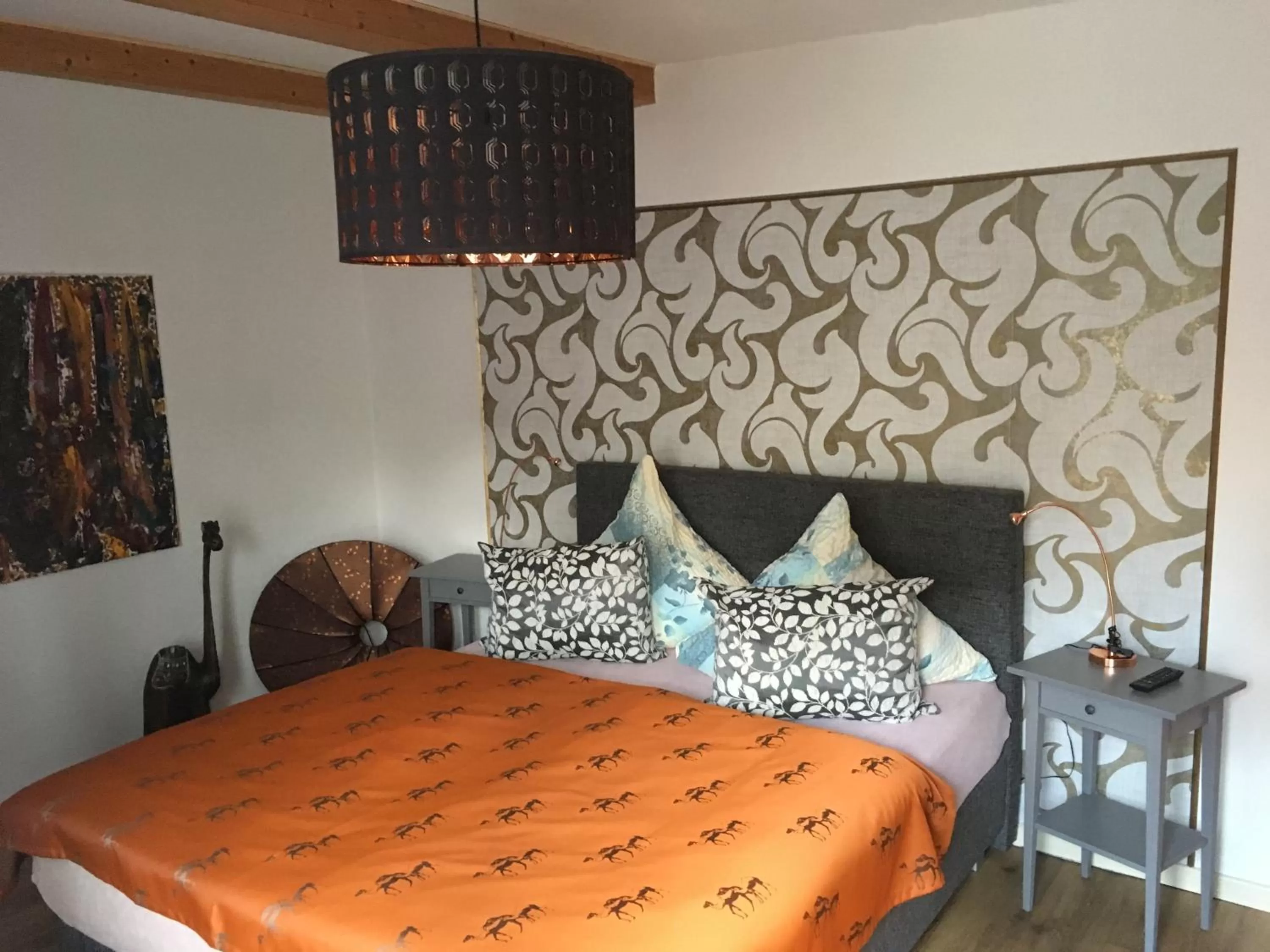 Bed in Gaestehaus Klaus