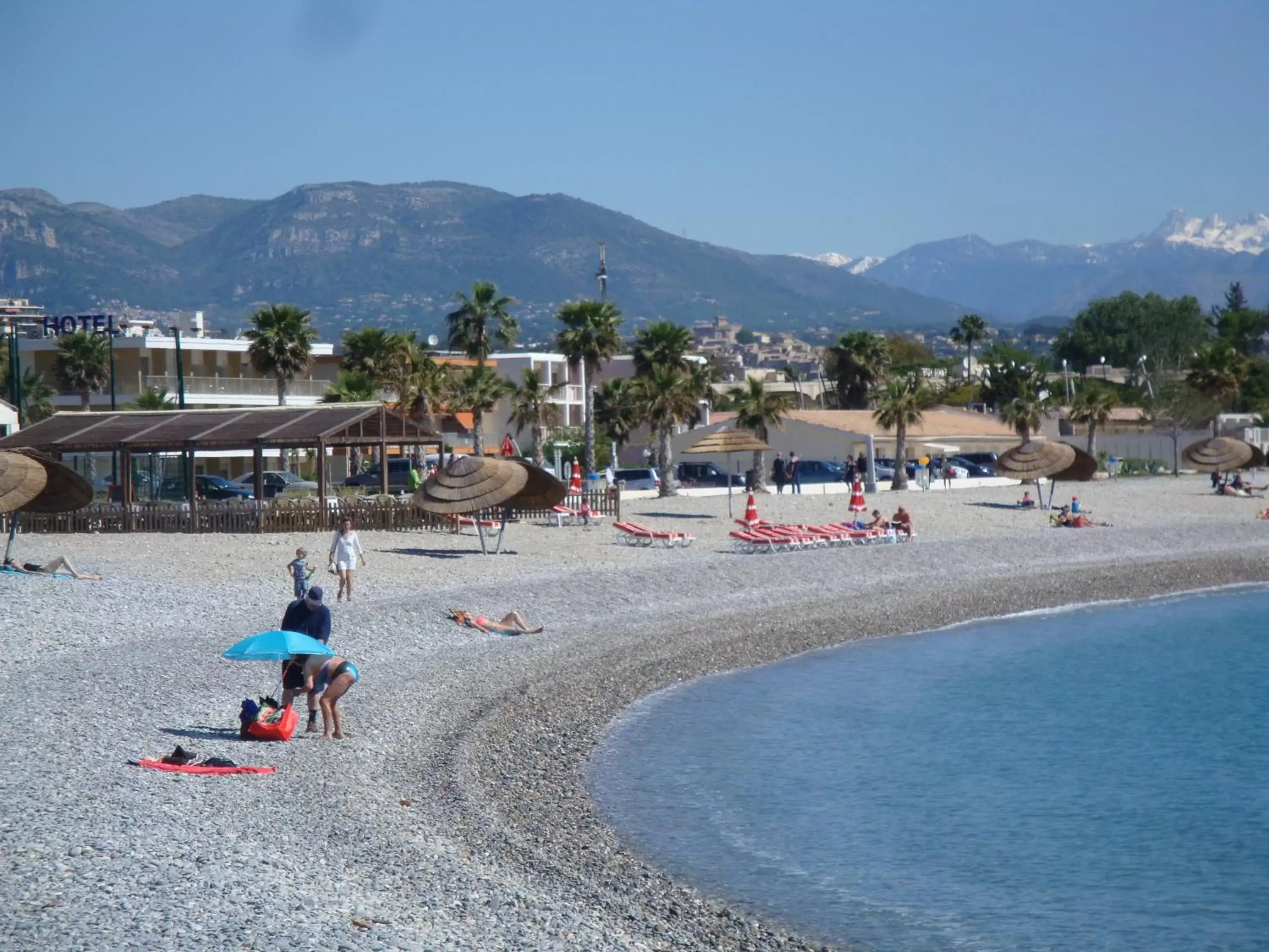 Beach in Mercure Villeneuve Loubet Plage