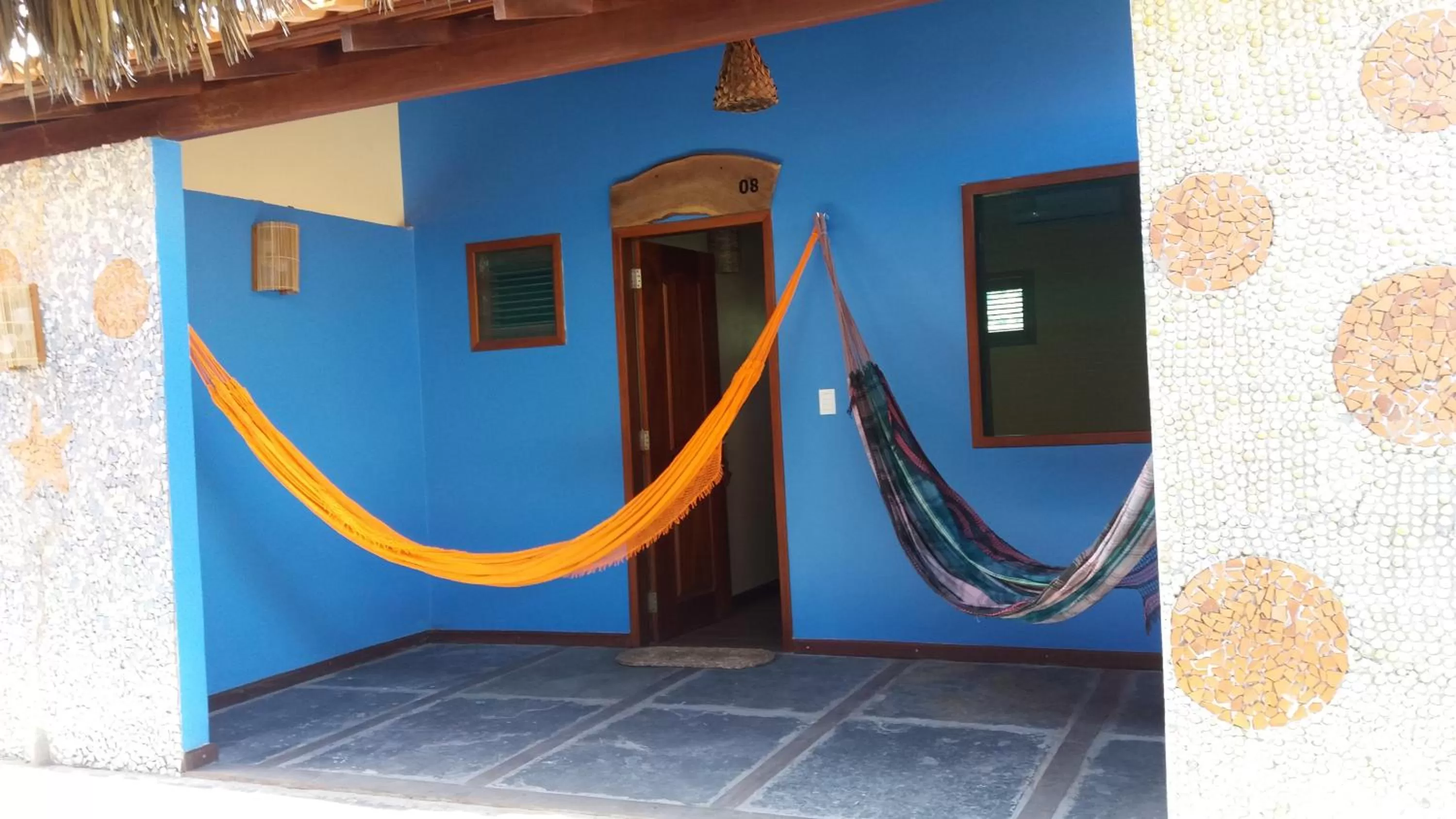 Balcony/Terrace in Pousada vila de pescador