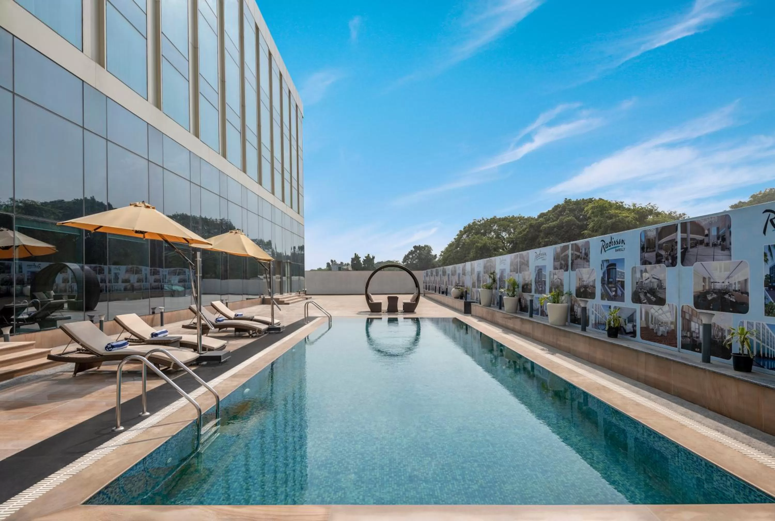 Swimming pool in Radisson Hotel Bareilly Airport