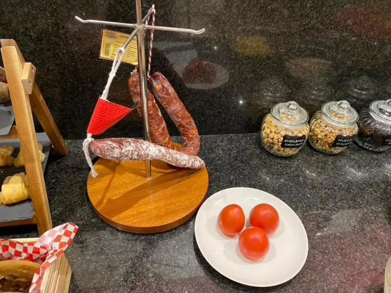 Buffet breakfast in Hotel Oasis