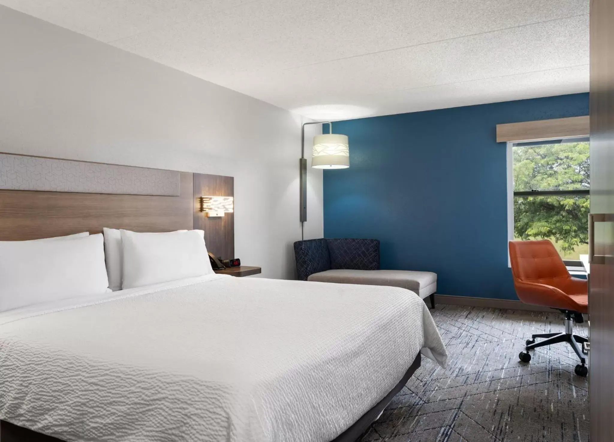 Photo of the whole room, Bed in Holiday Inn Express Indianapolis Airport, an IHG Hotel