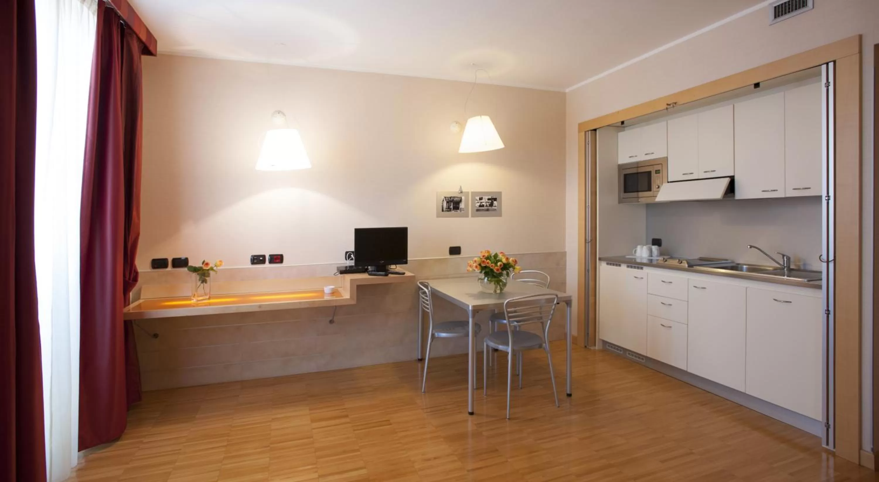 Kitchen or kitchenette in AlbaResidence Masera26