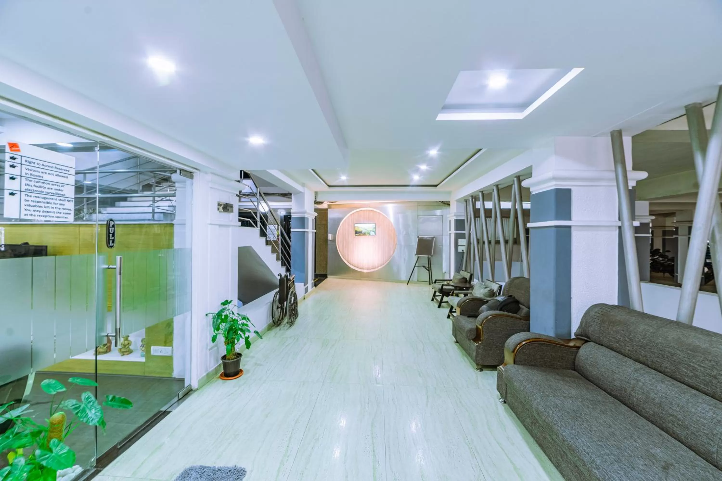 Lobby or reception in Hotel Athome , Whitefields, Kondapur