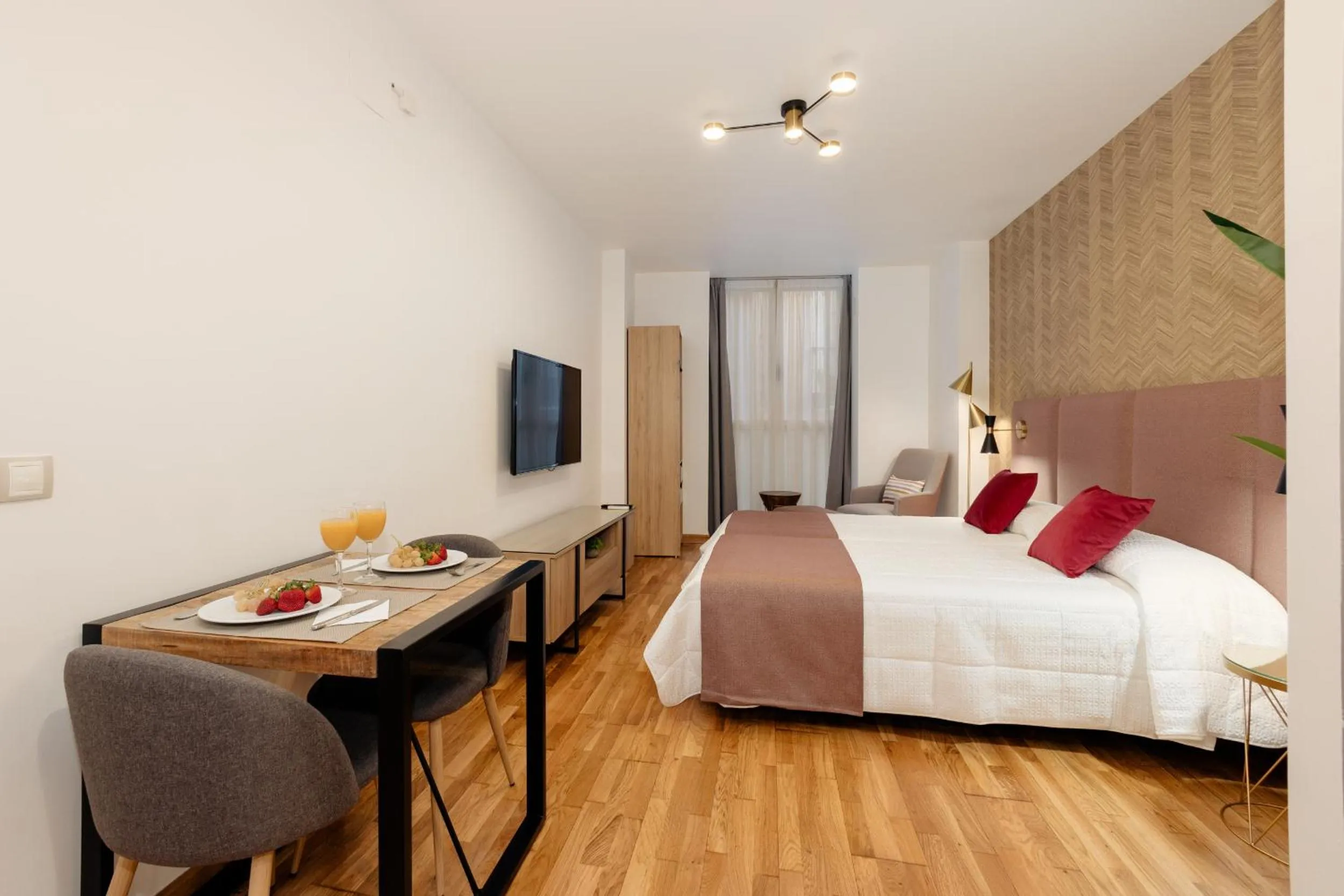 Bed in Apartamentos Debambú