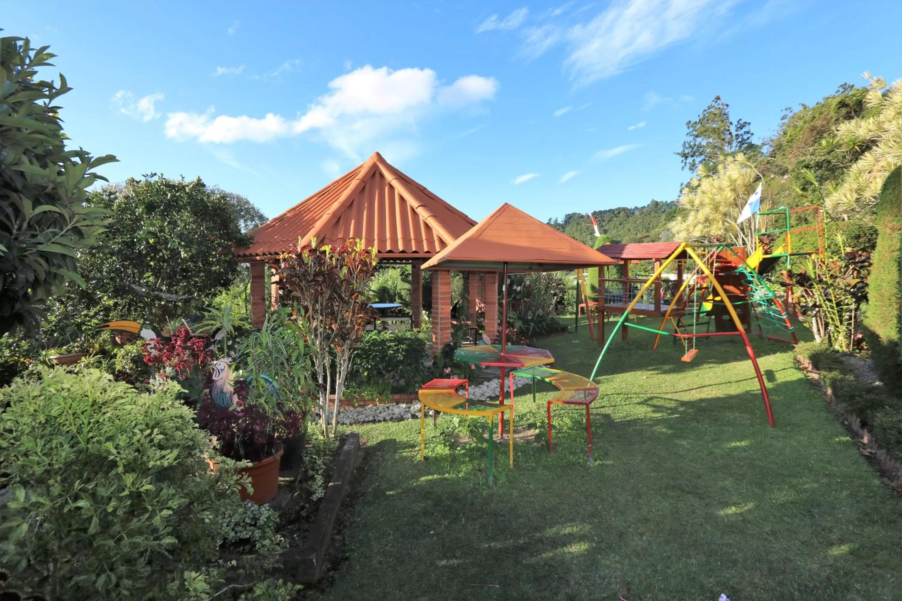 Children play ground, Garden in Aparthotel Los Pinos