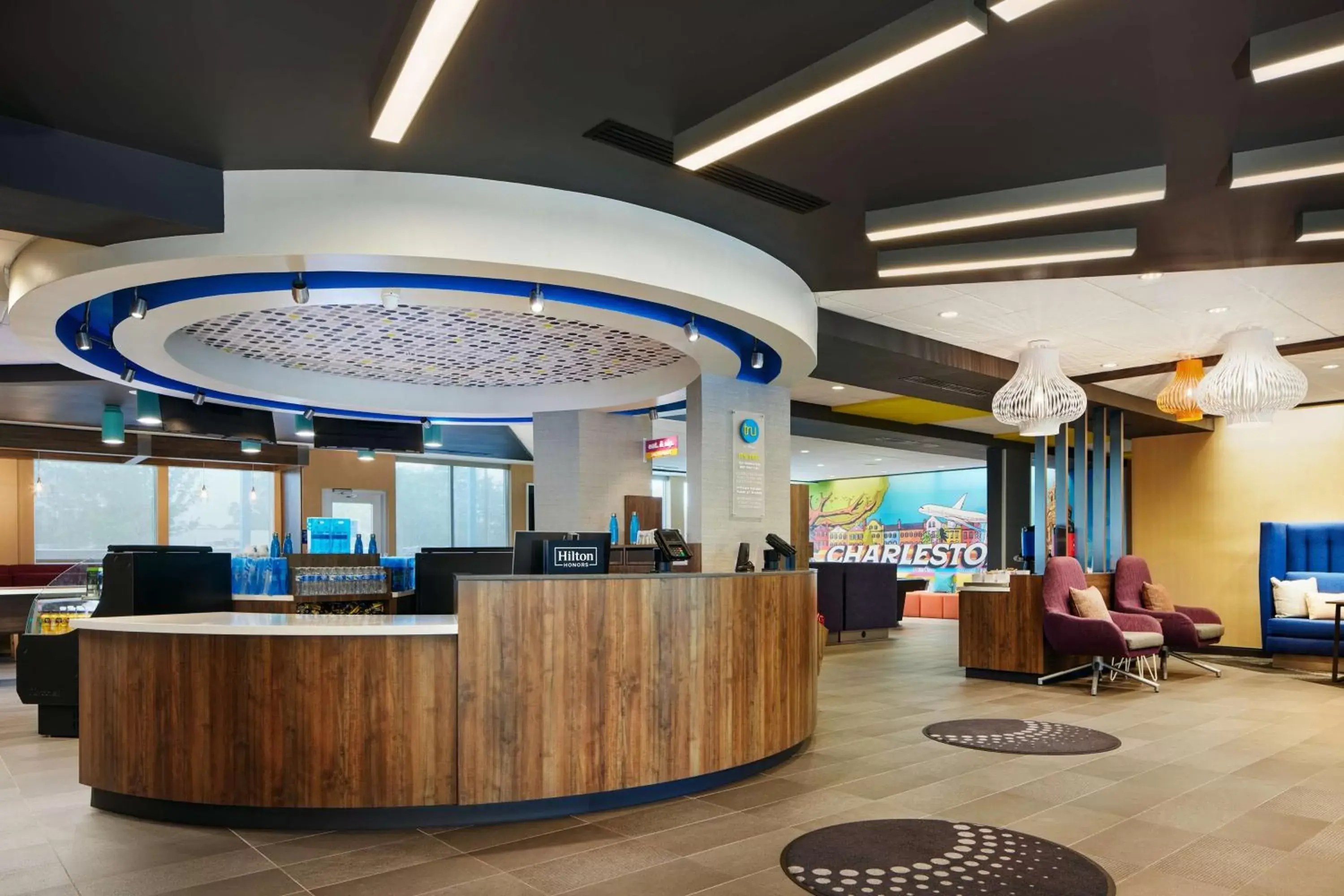 Lobby or reception, Lobby/Reception in Tru By Hilton Charleston Airport, Sc