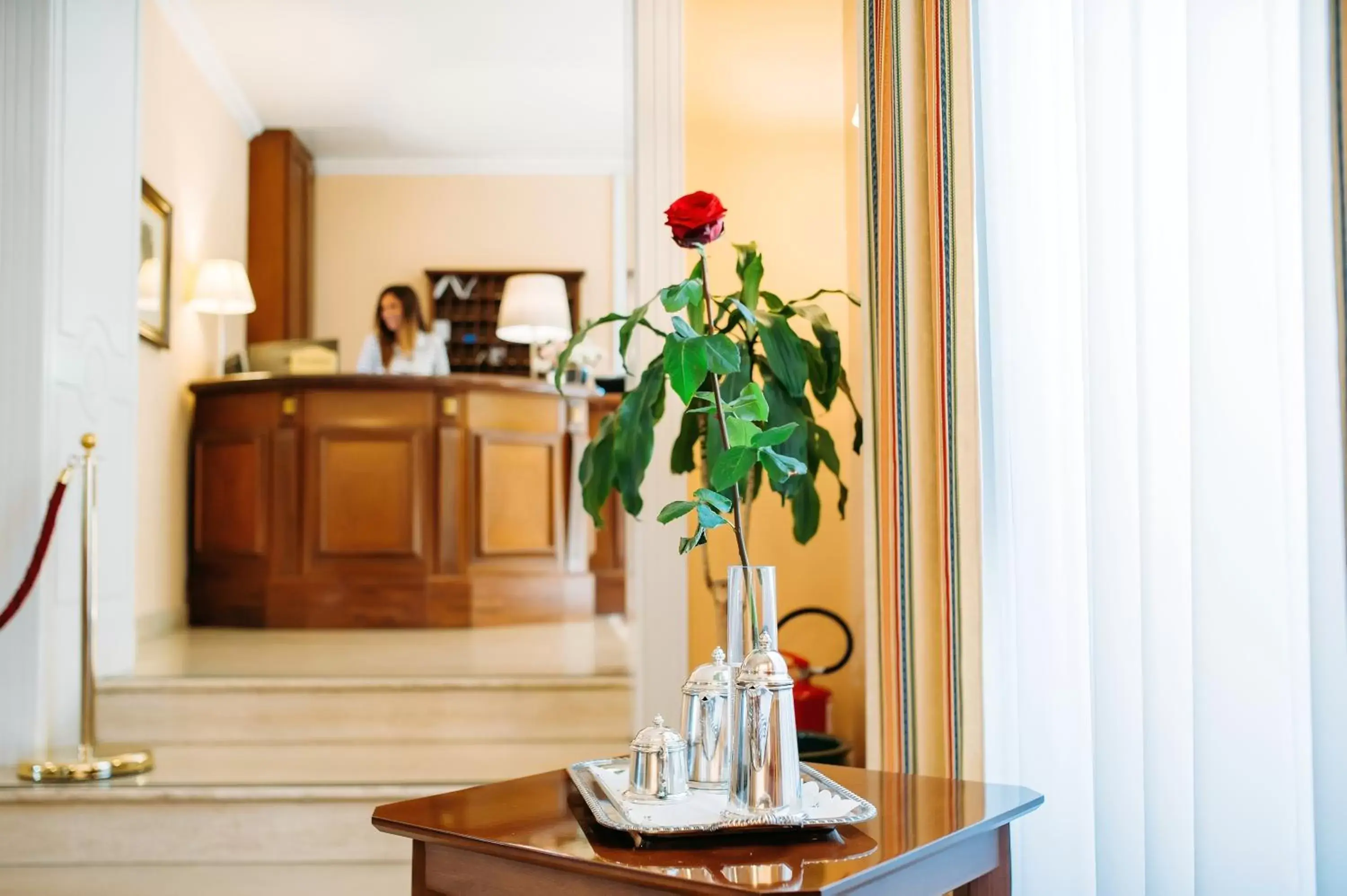 Lobby or reception in Hotel Villa Traiano