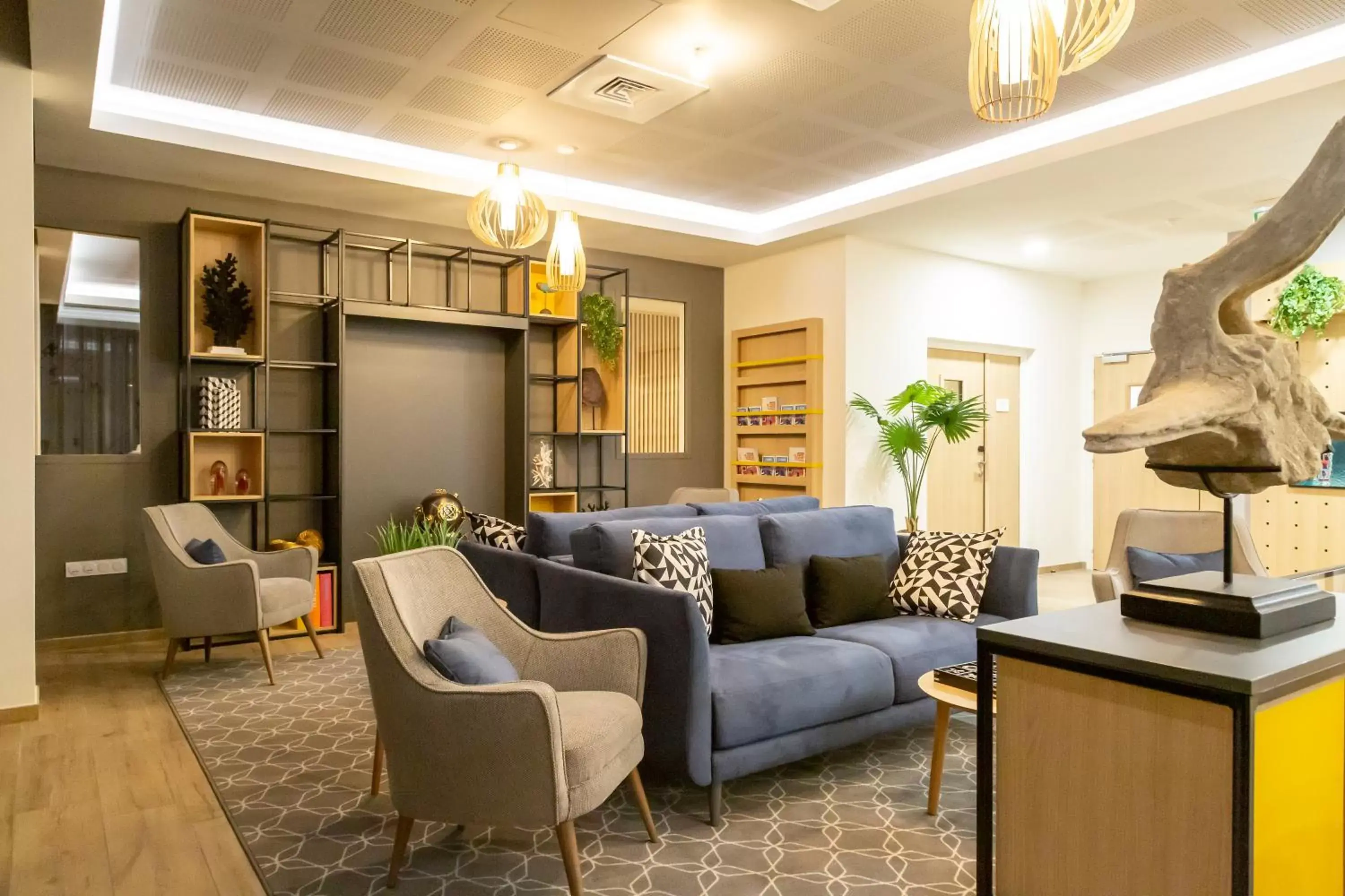 Lobby or reception in Appart Hotel Odalys City Le Havre Centre Lobby or reception in Appart Hotel Odalys City Le Havre Centre