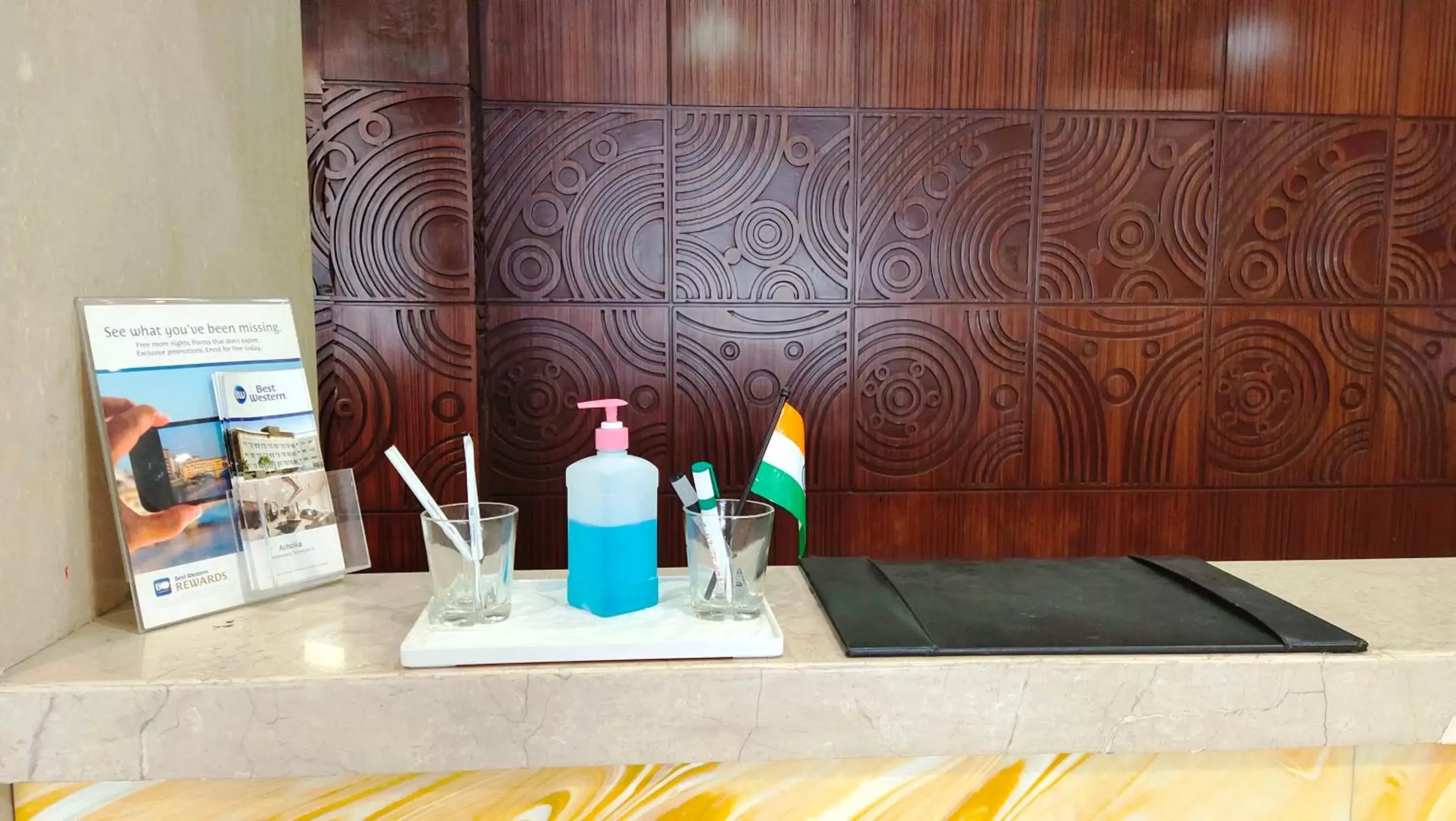 Lobby or reception in Best Western Ashoka Lobby or reception in Best Western Ashoka