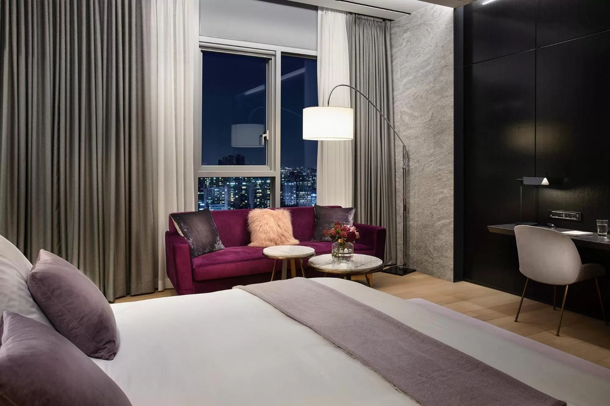 Decorative detail, Bed in L7 GANGNAM by LOTTE HOTELS