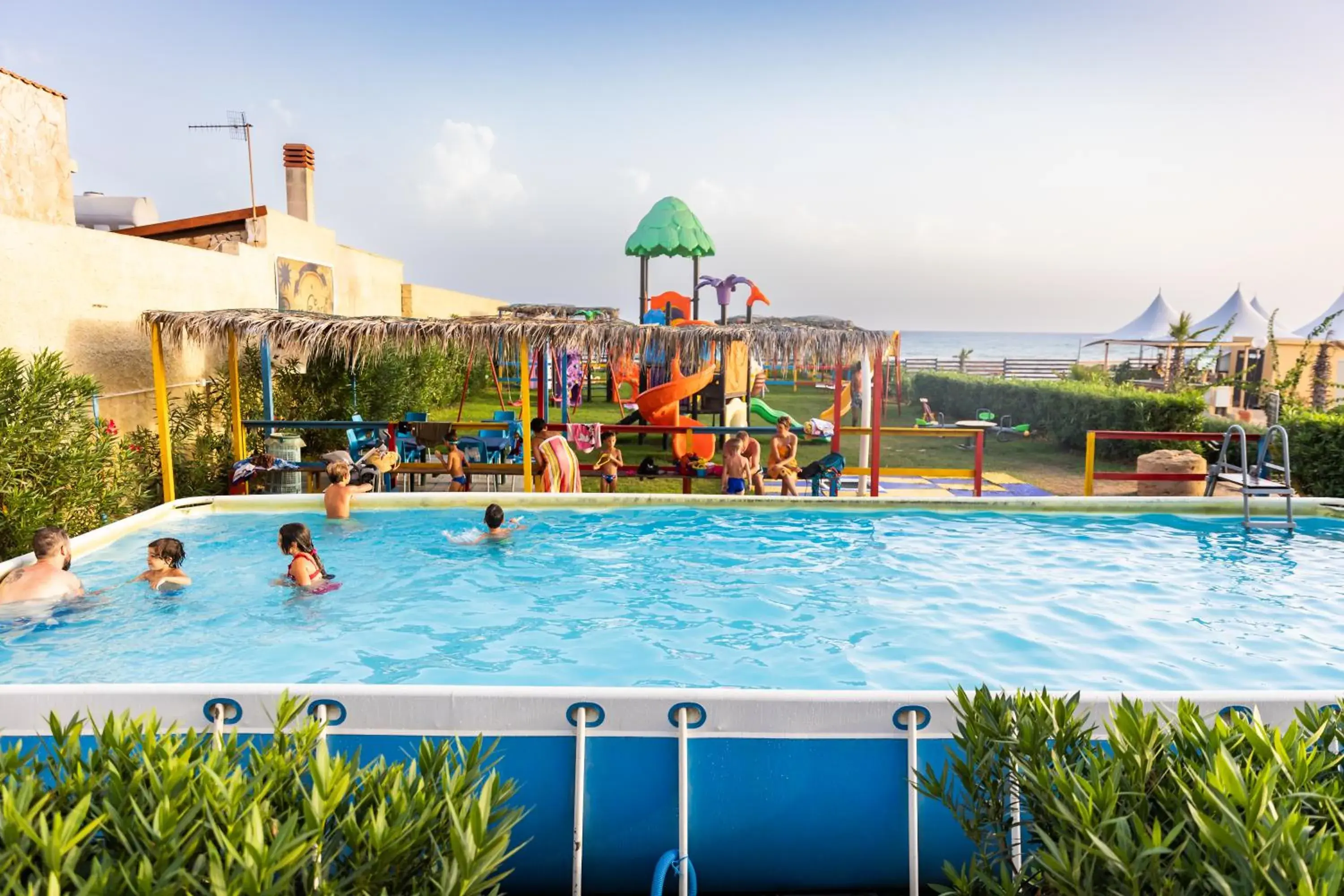 Swimming Pool in Triscinamare Hotel Residence