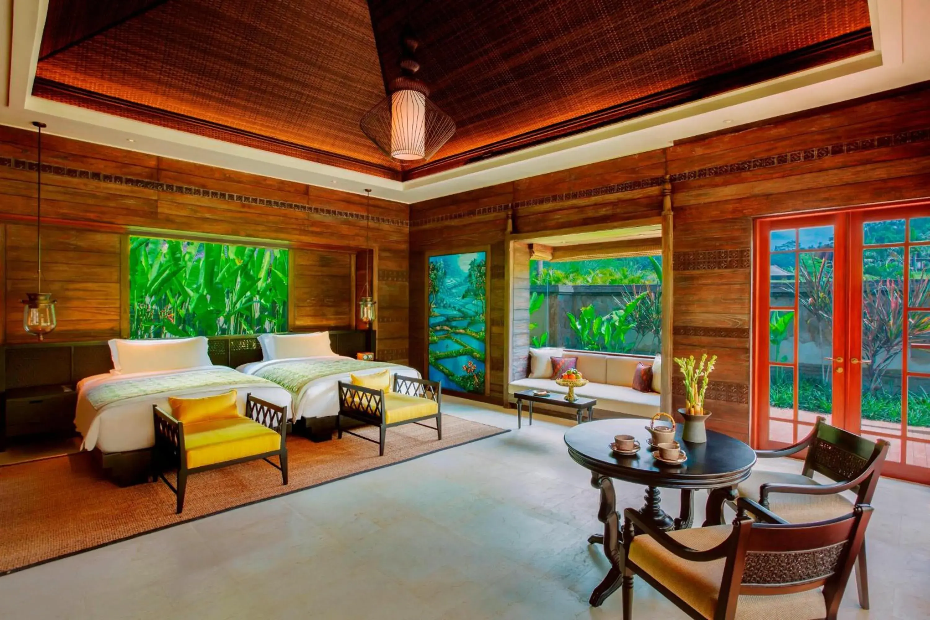 Bedroom, Restaurant/Places to Eat in Mandapa A Ritz-Carlton Reserve