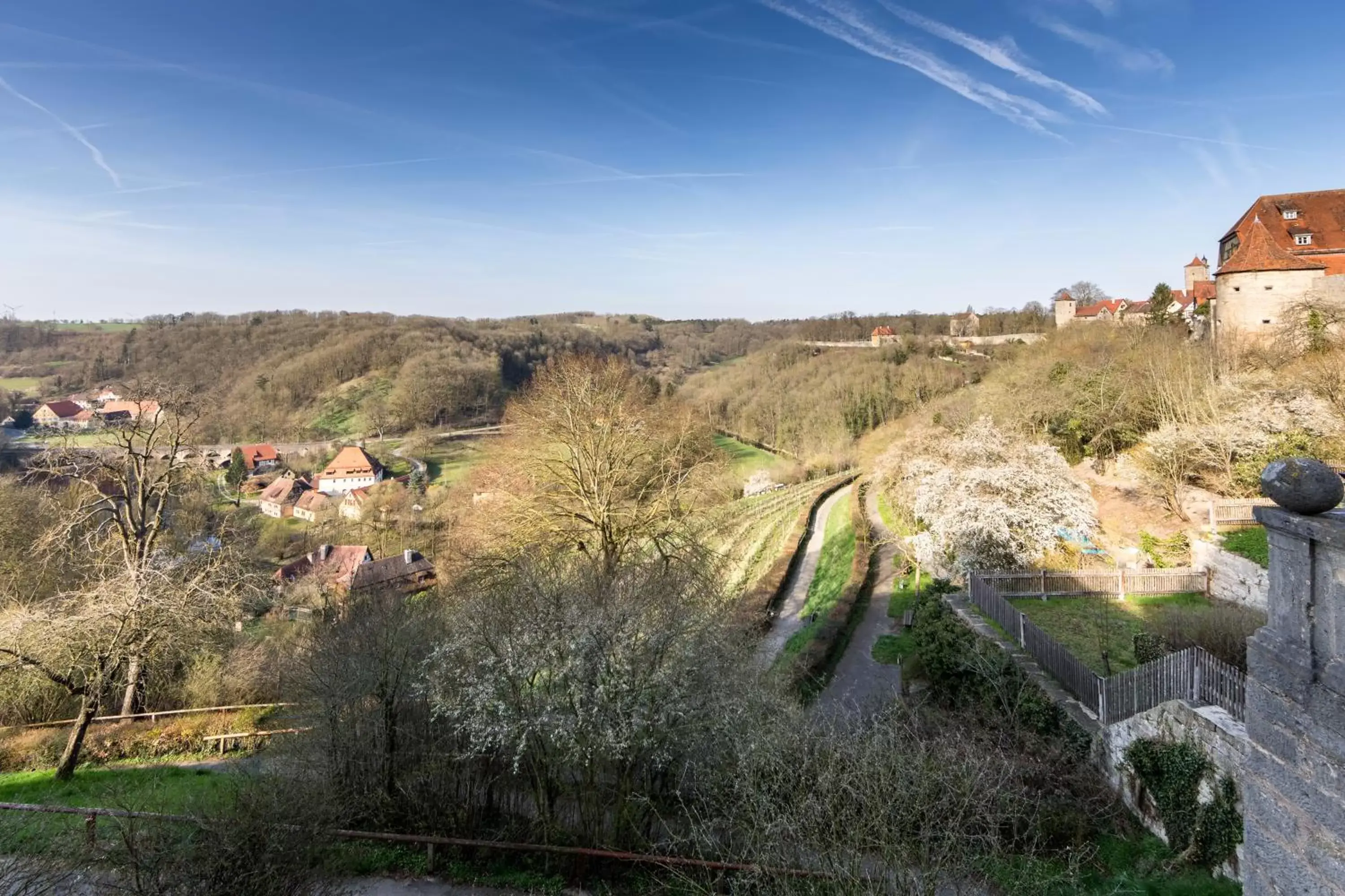 Natural landscape in Historik Hotel Goldener Hirsch Rothenburg