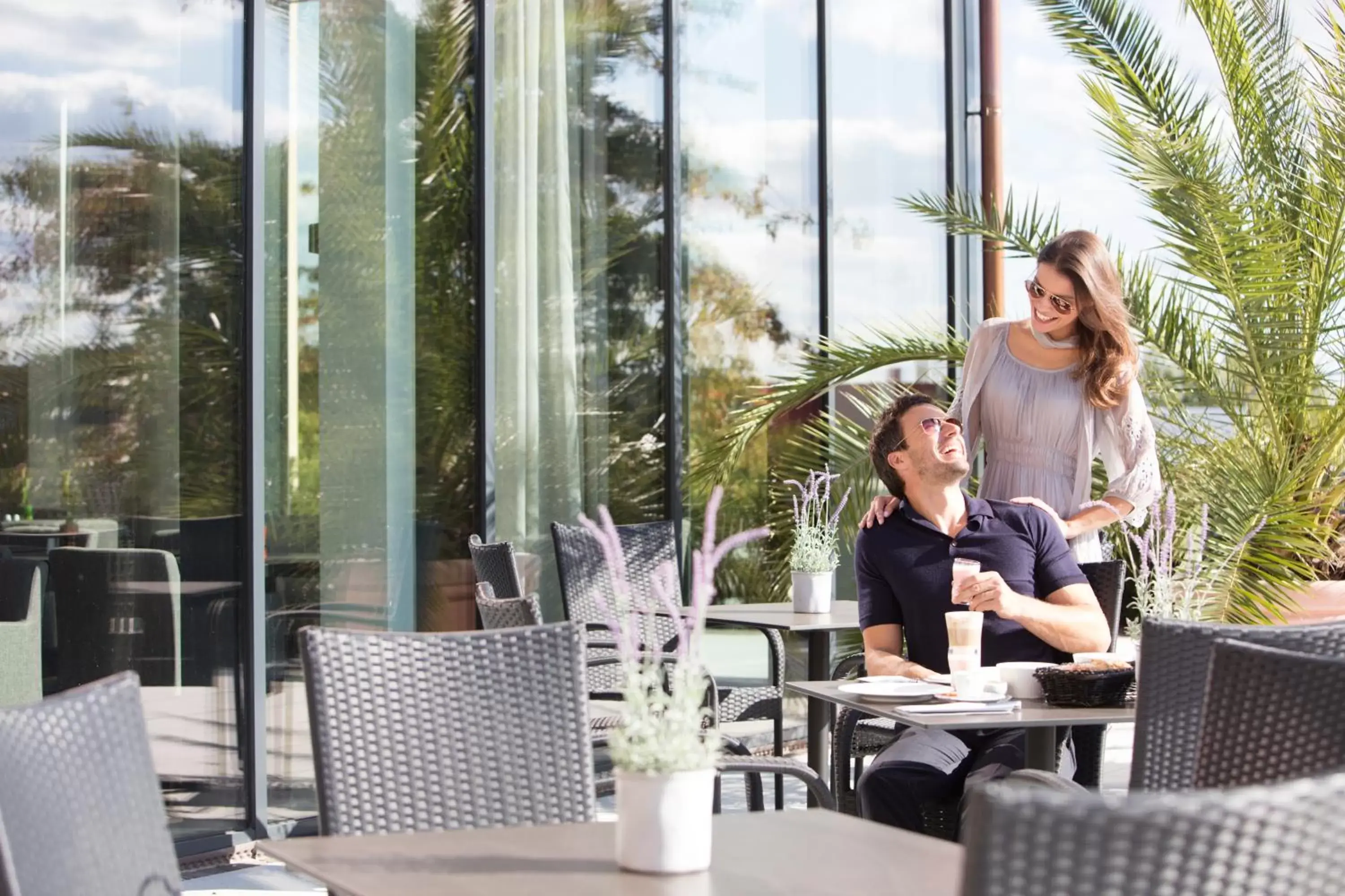 Balcony/Terrace, Restaurant/Places to Eat in Vital Hotel Frankfurt Balcony/Terrace, Restaurant/Places to Eat in Vital Hotel Frankfurt