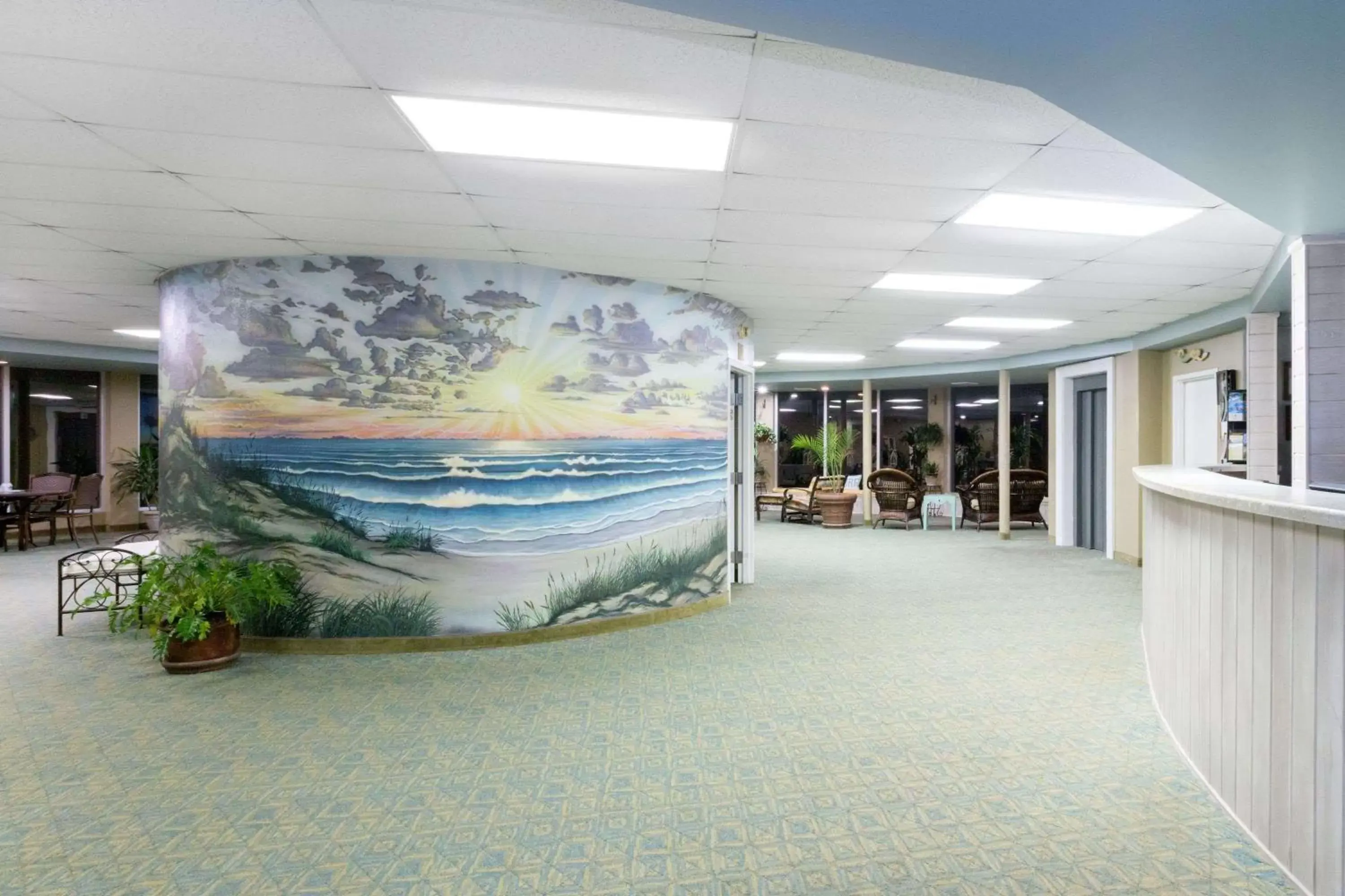 Lobby or reception, Banquet Facilities in Days Inn & Suites by Wyndham Jekyll Island