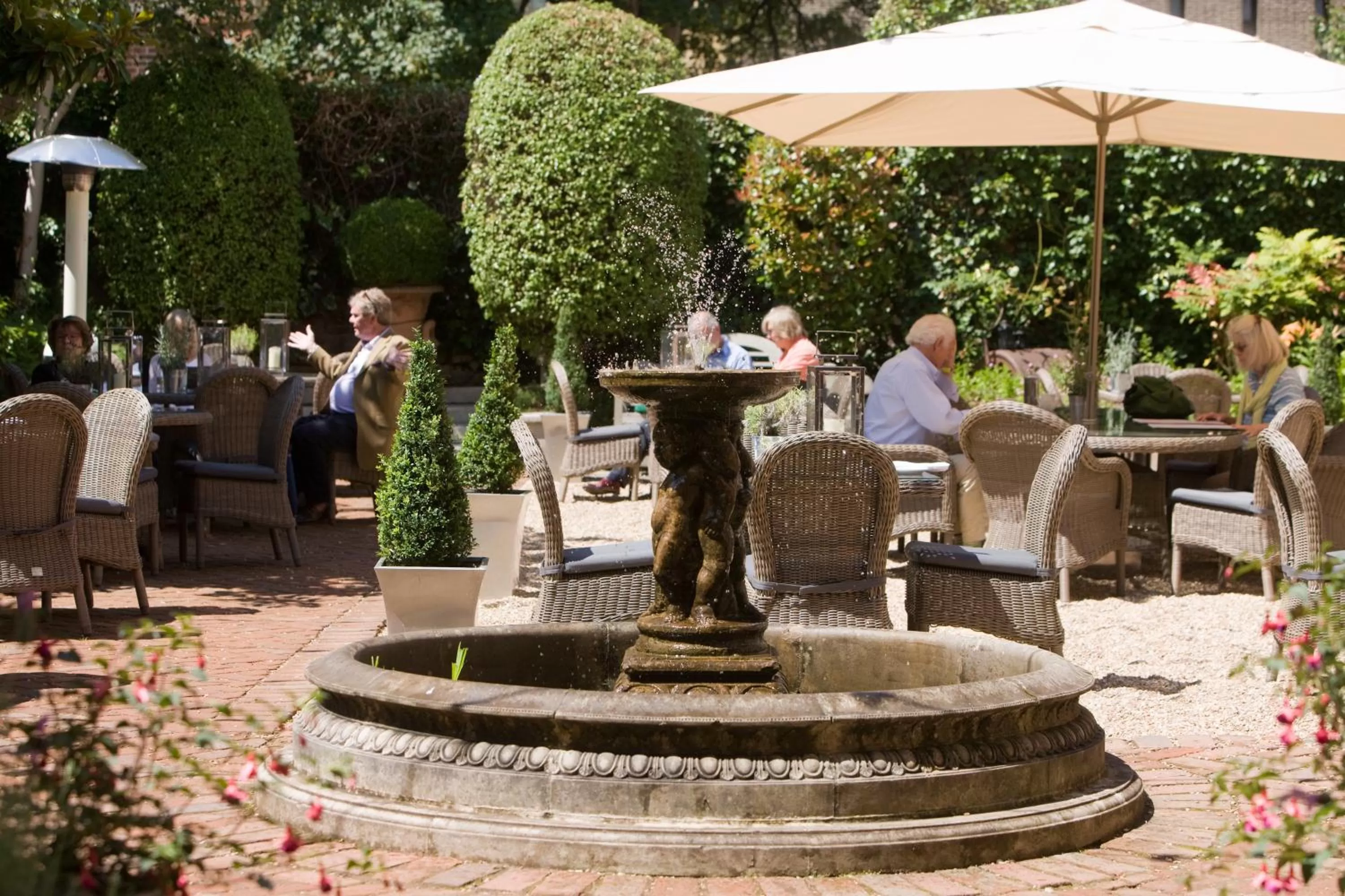 Patio in Hotel du Vin Winchester