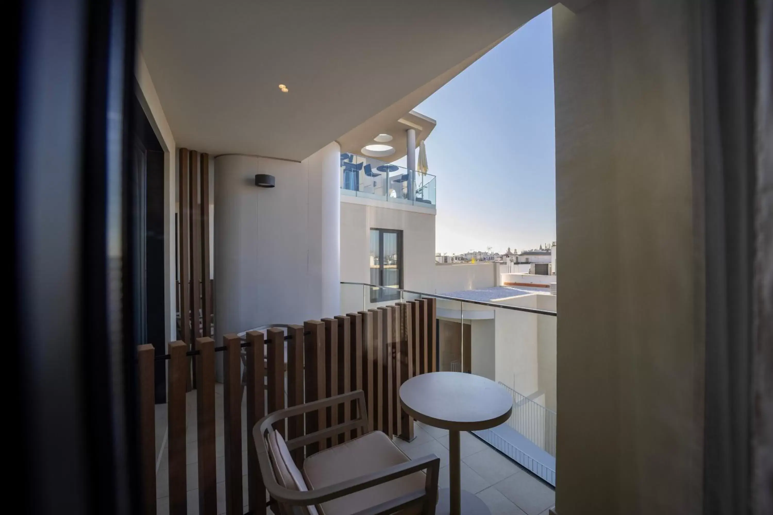 Balcony/Terrace in abba Sevilla