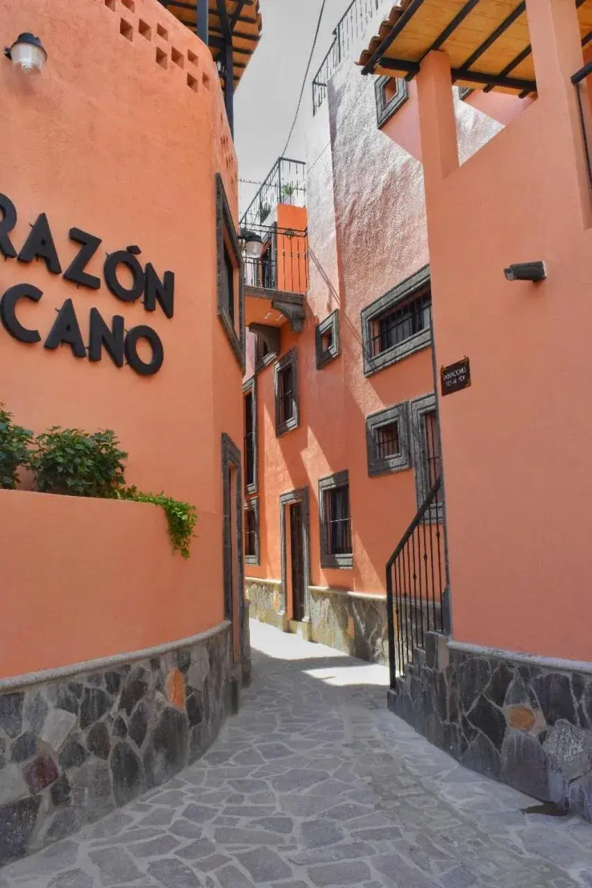 Facade/entrance in Hotel Corazon Mexicano