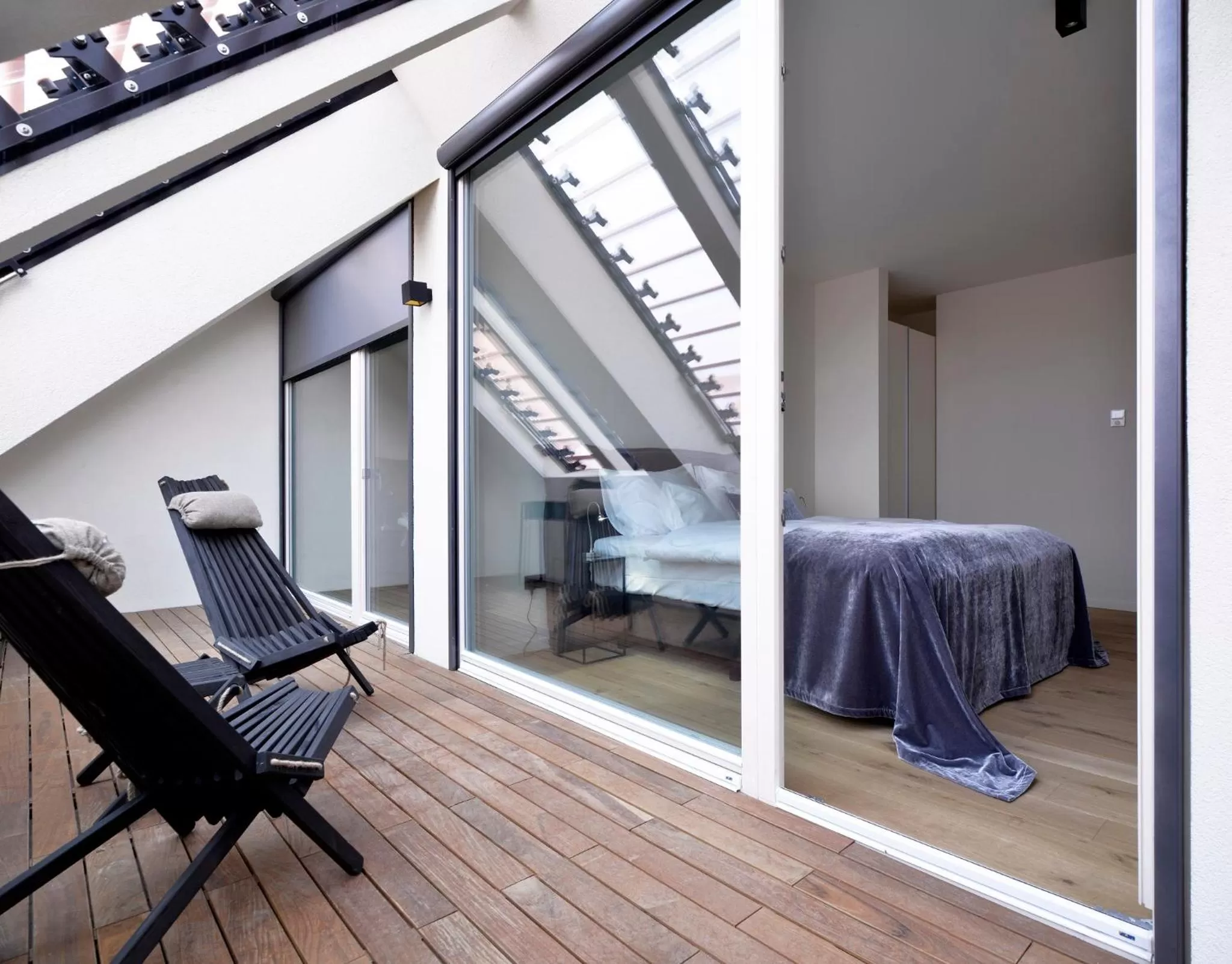 Balcony/Terrace in Hotel Maribor, City apartments