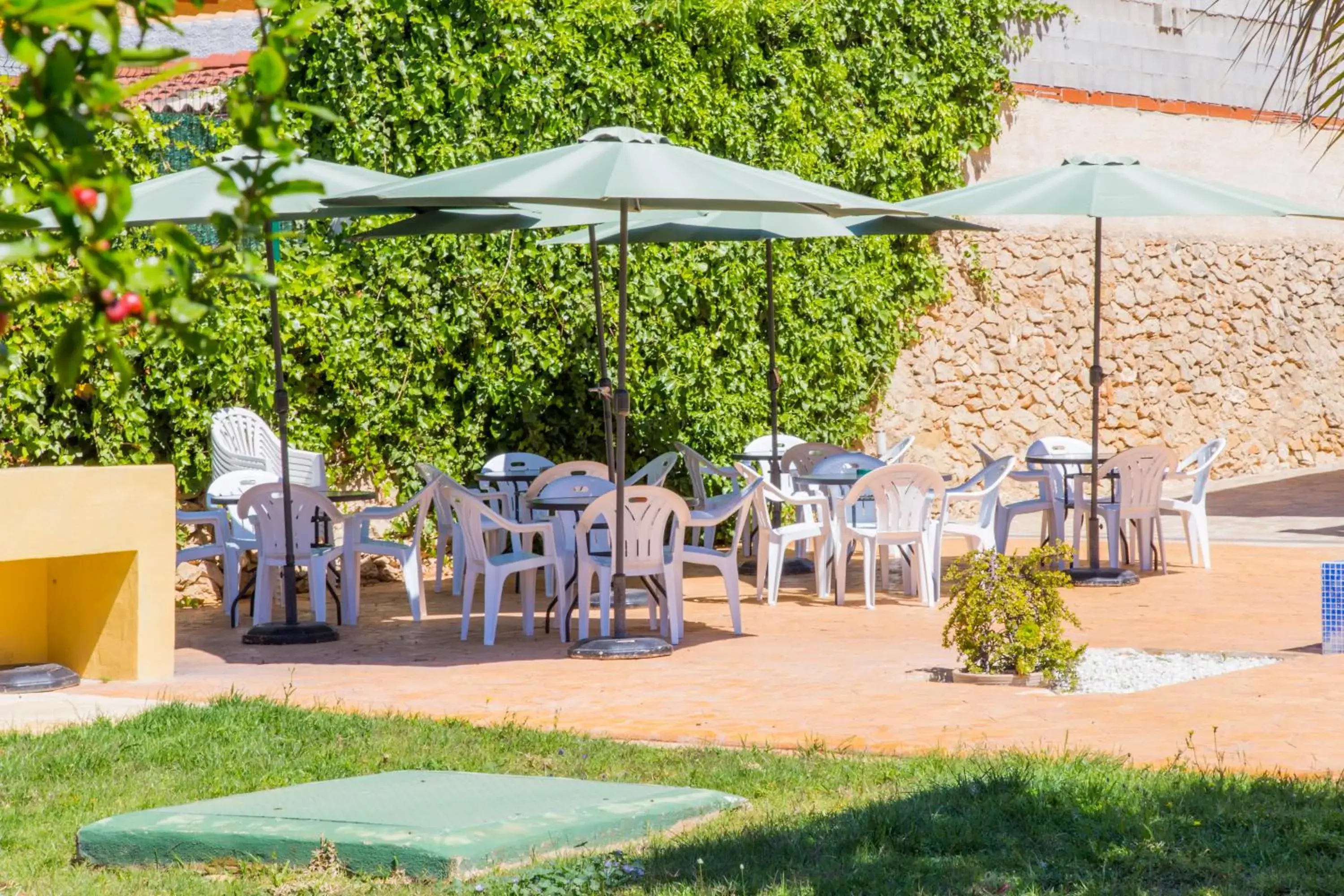 BBQ facilities in Aparthotel Carrio Sol - Monty´s