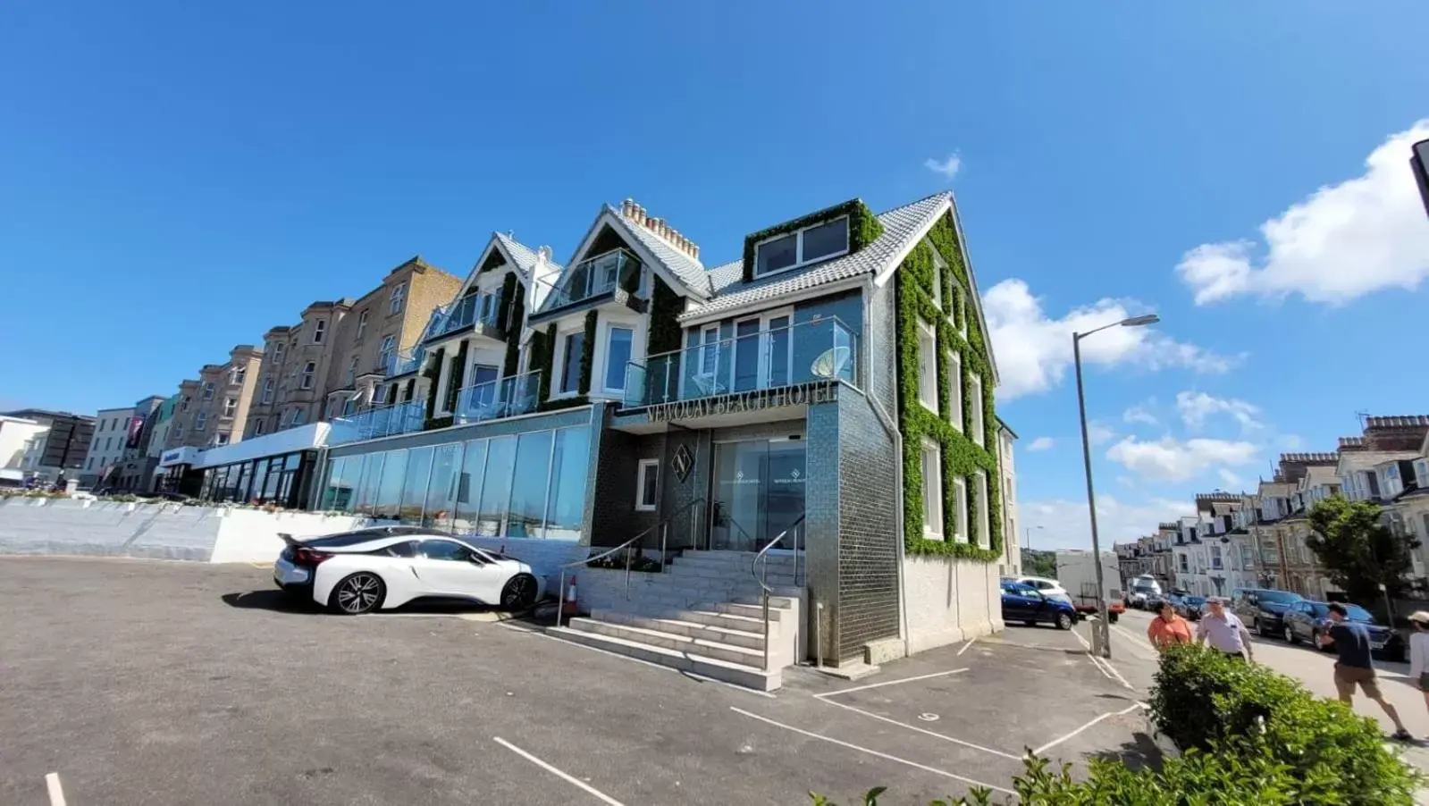 Property Building in Newquay Beach Hotel