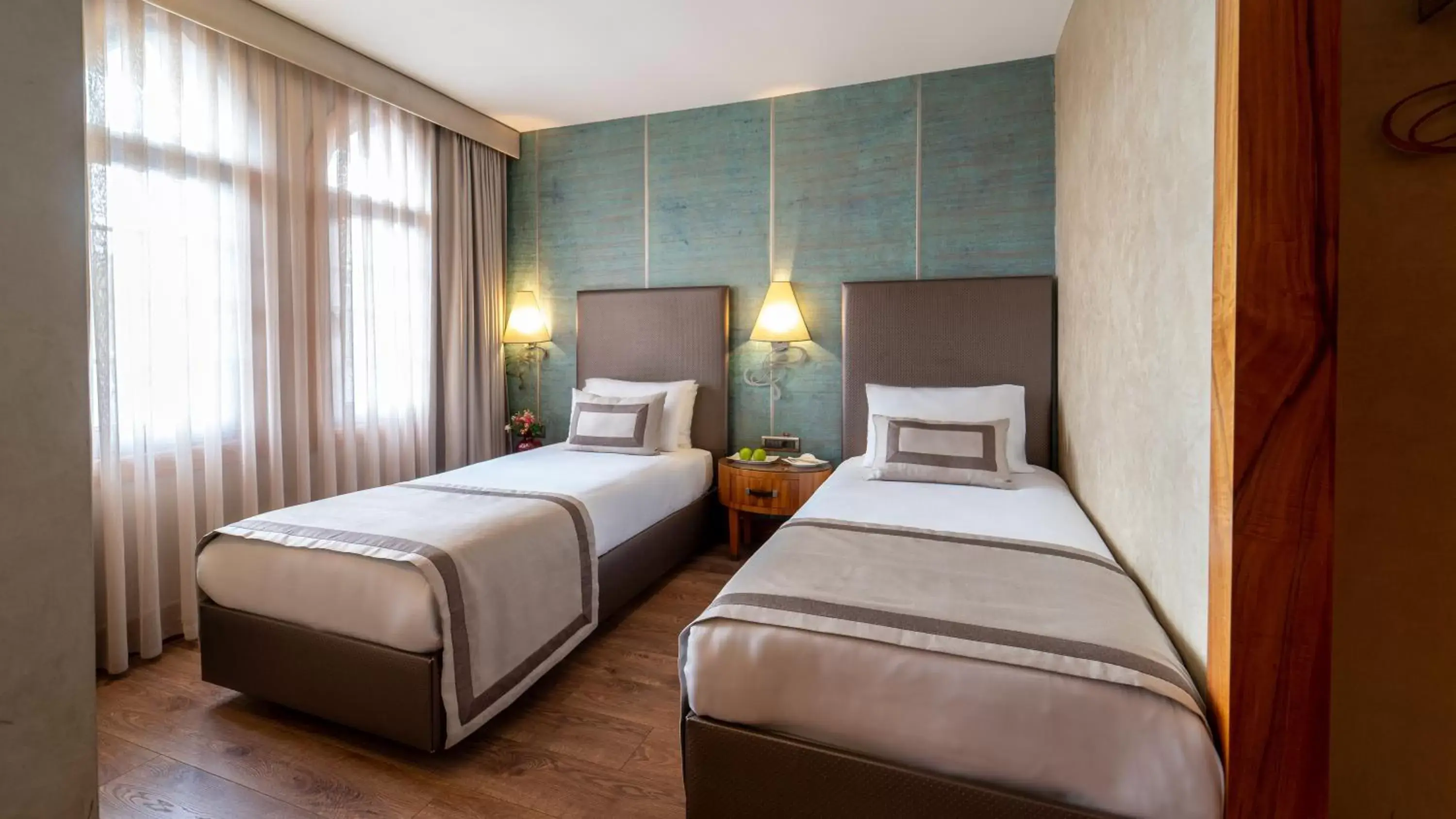 Bed in Biz Cevahir Hotel Sultanahmet