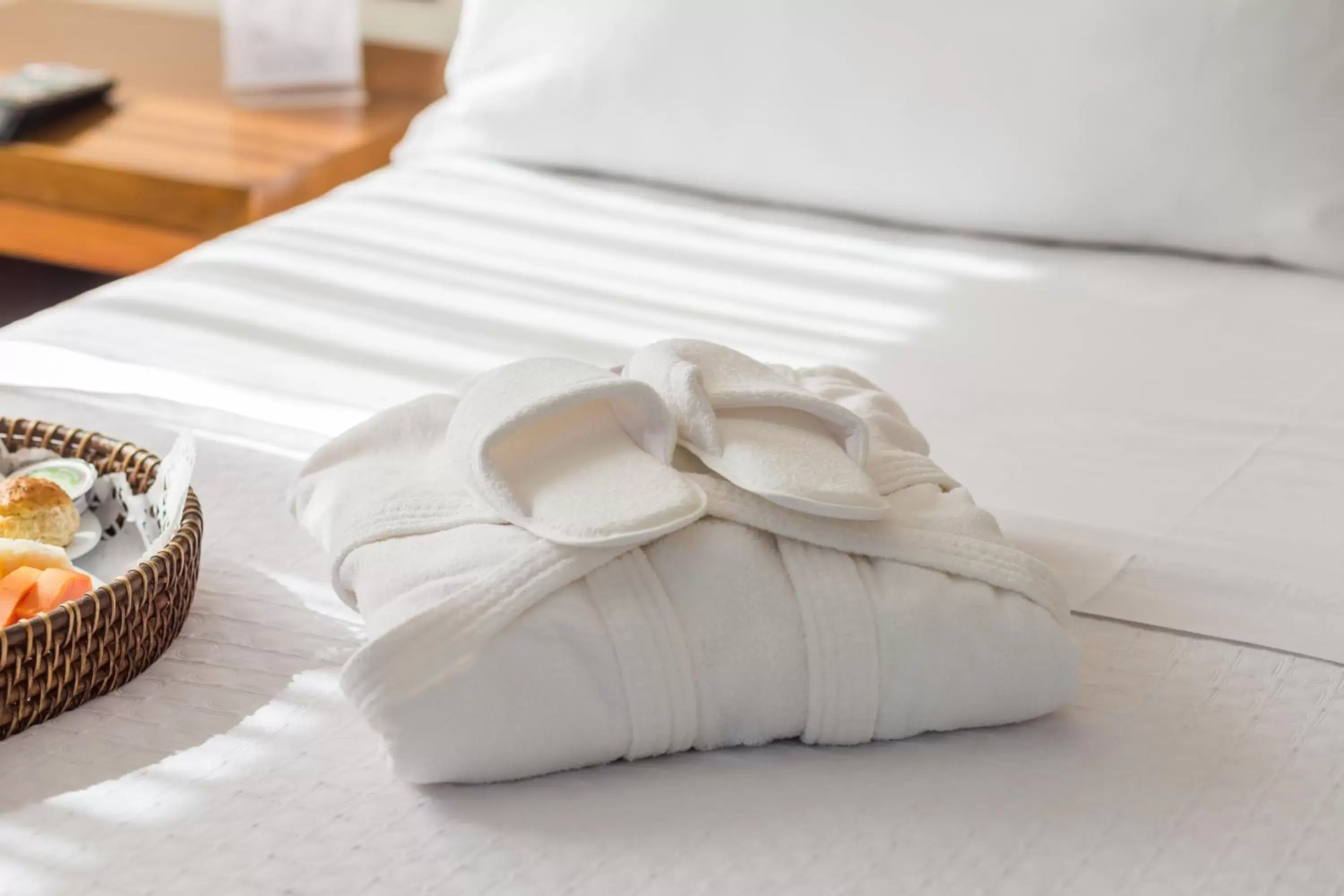 towels, Bed in Crowne Plaza Asunción, an IHG Hotel