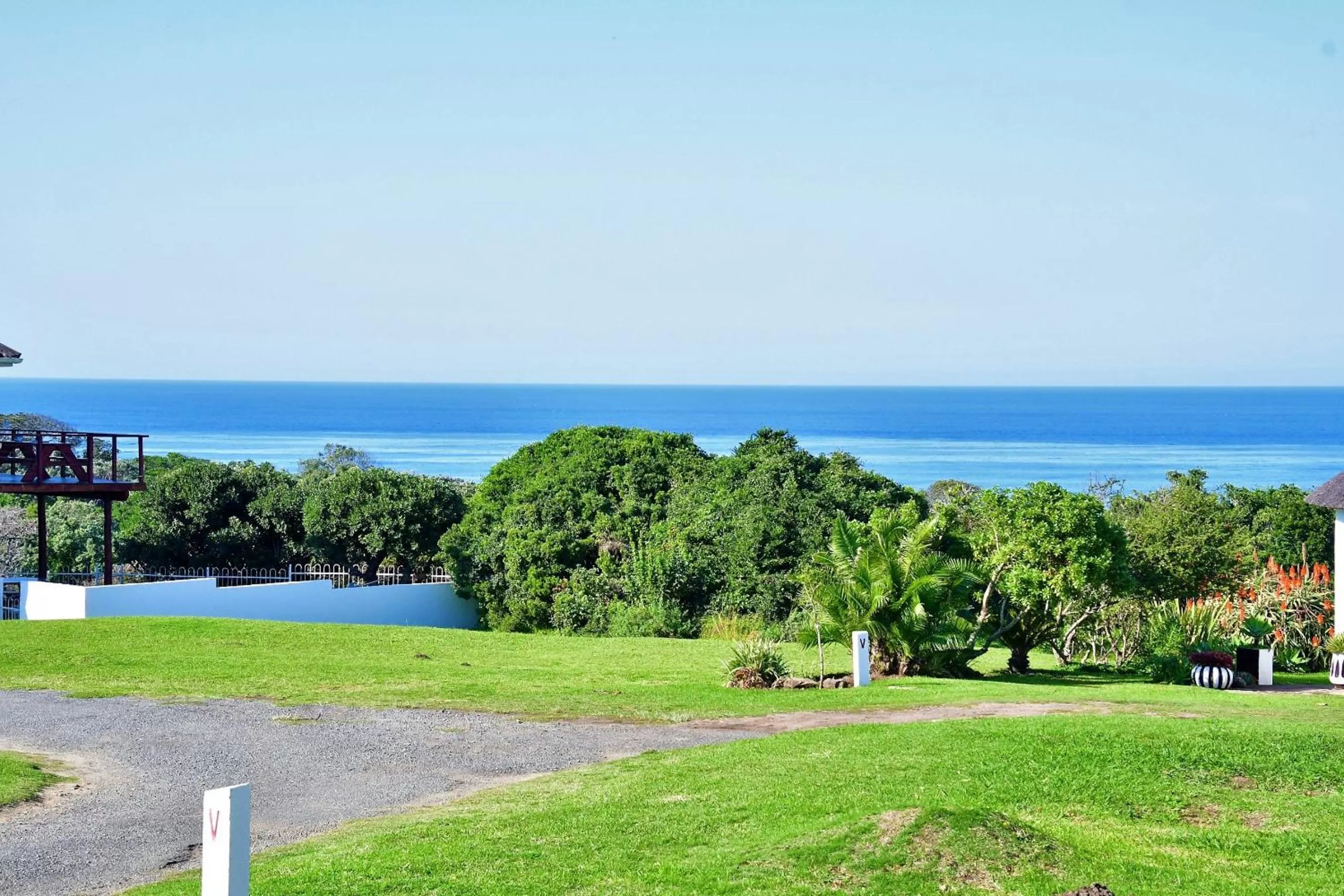 Beach in Cove View B&B