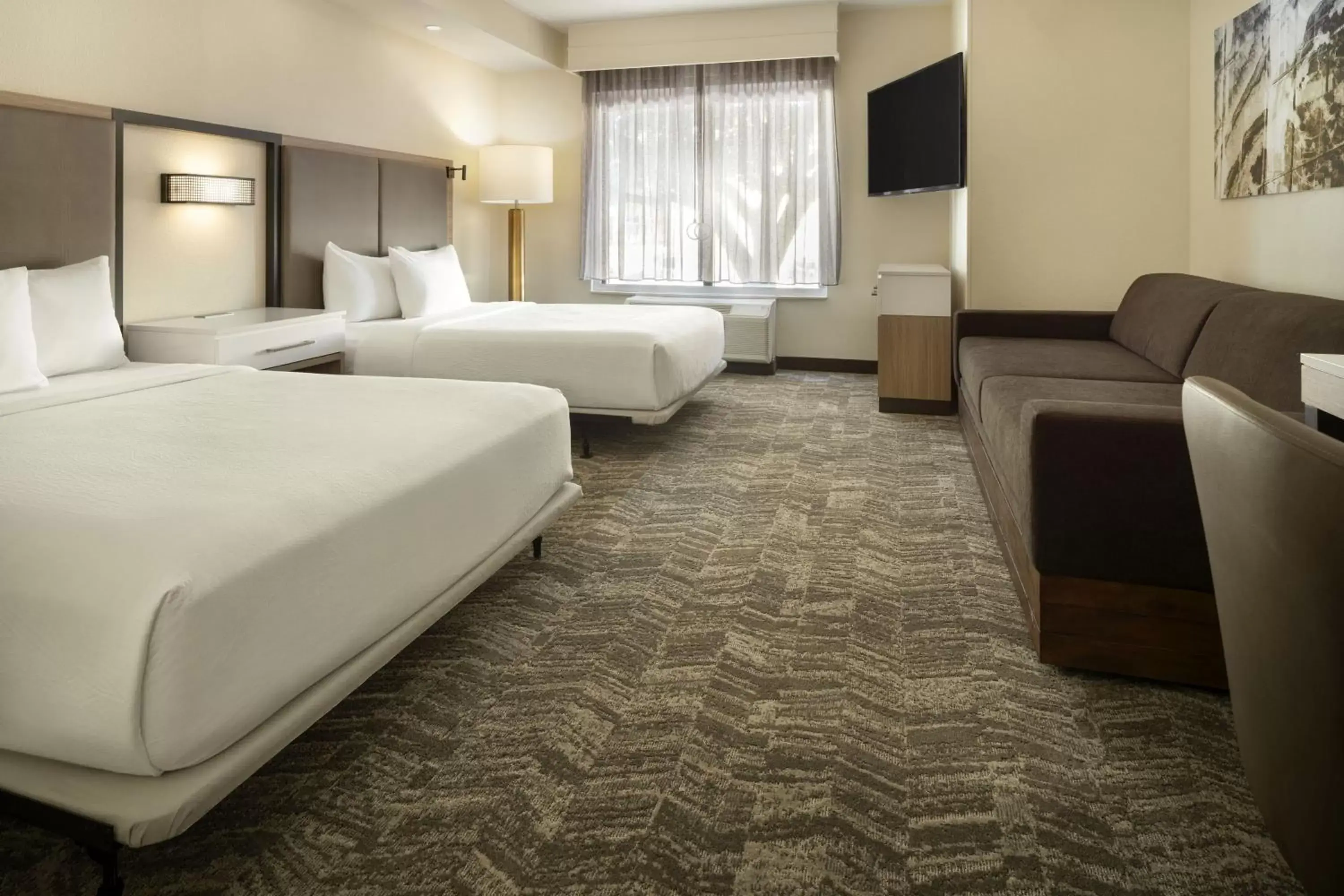 Photo of the whole room in SpringHill Suites Fort Worth University